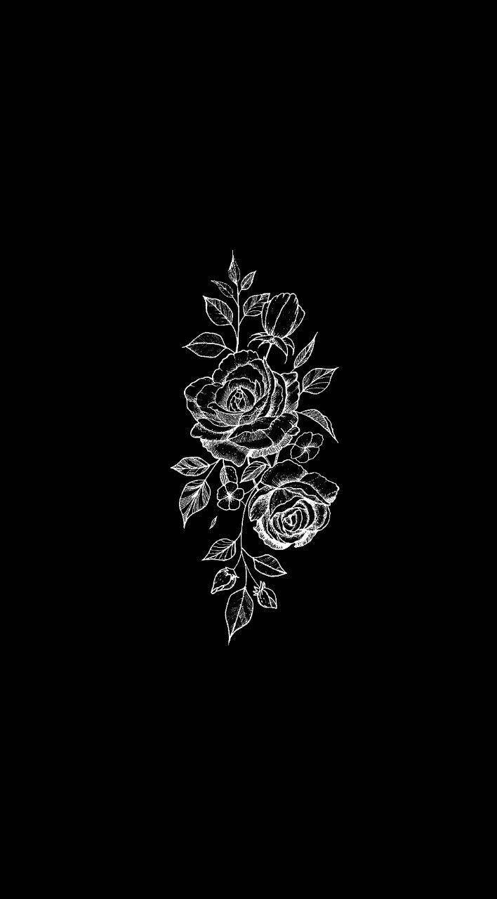 Roses Dark Aesthetic Background