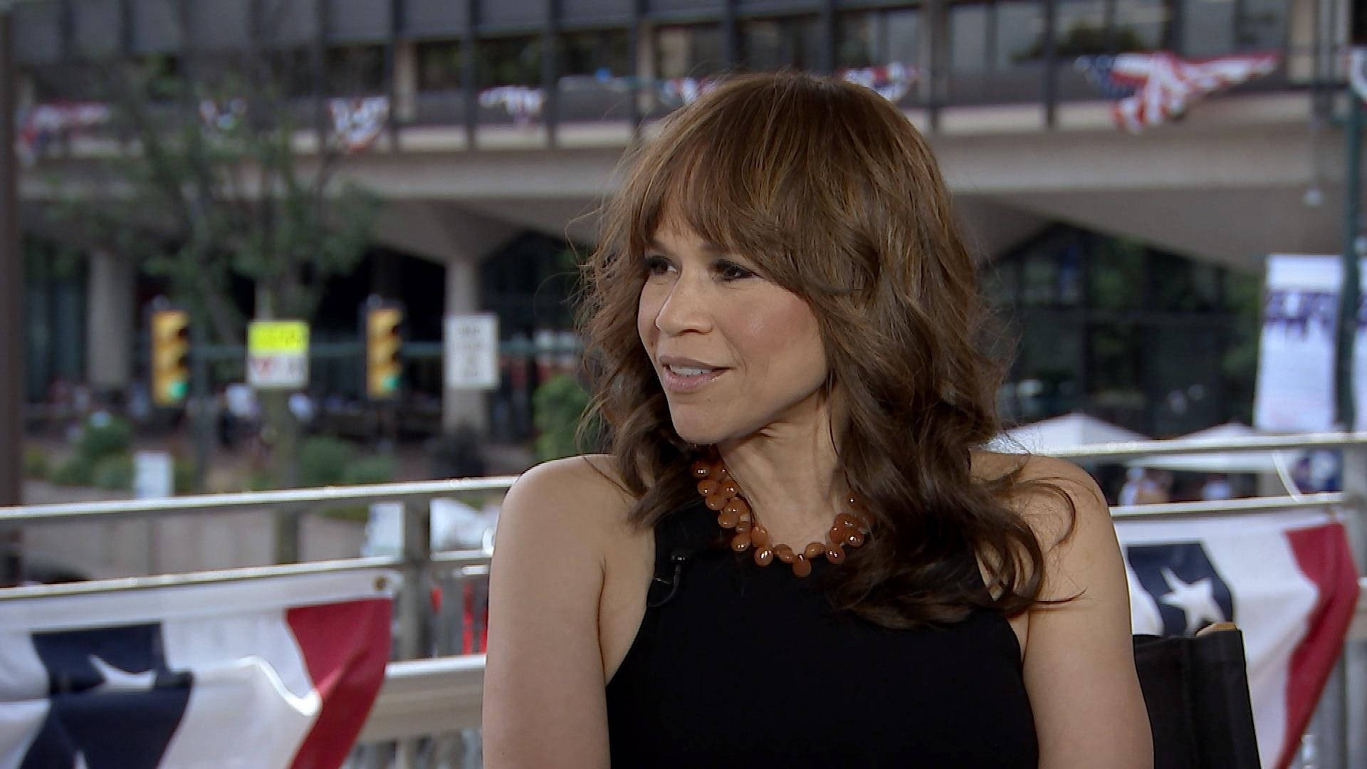 Rosie Perez Speaking At A 2016 U.s. Election Interview