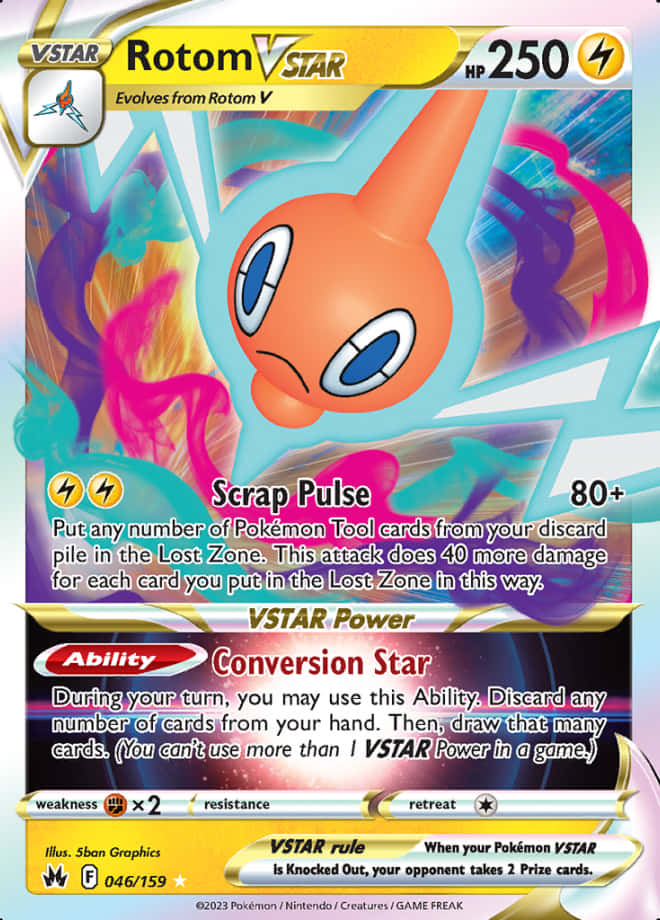 Rotom Card Background