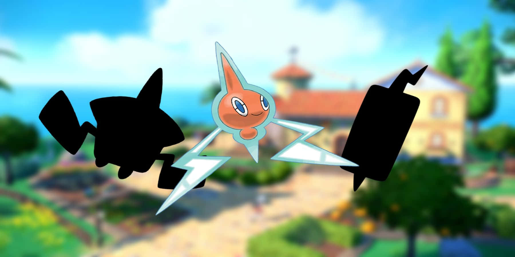 Rotom Silhouette Background