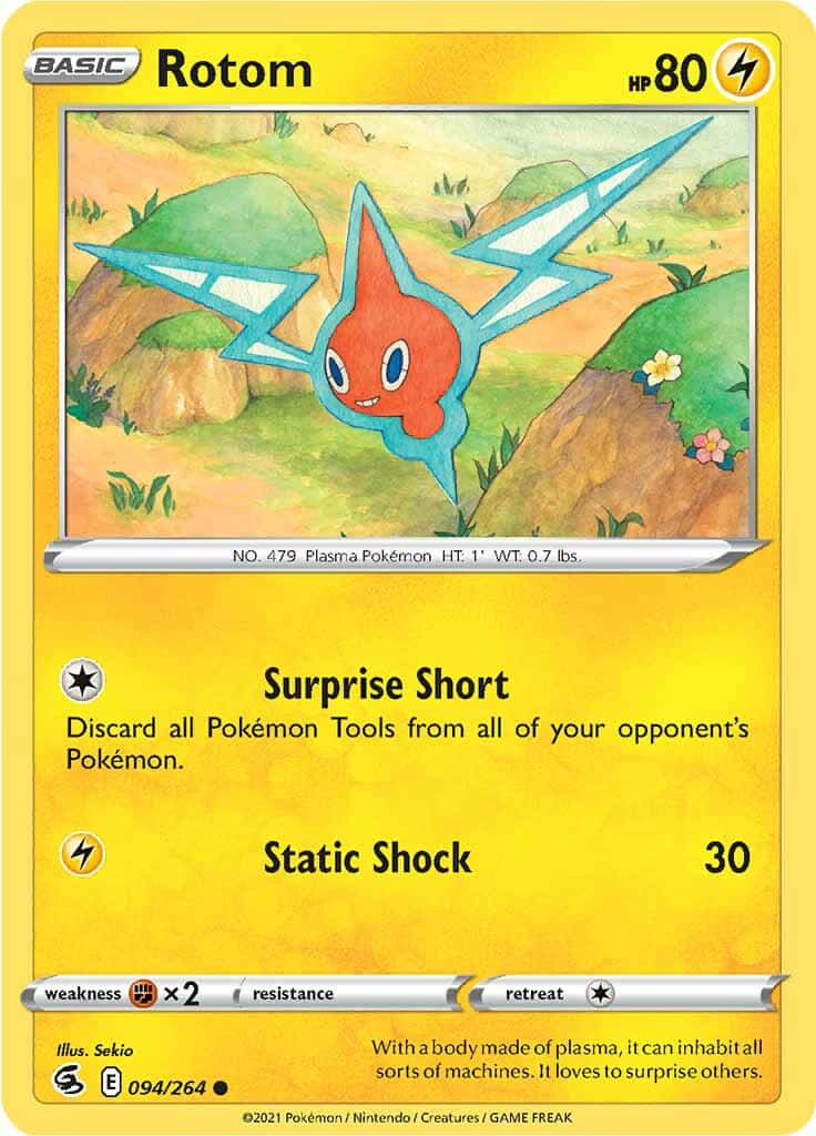 Rotom Surprise Shot Background