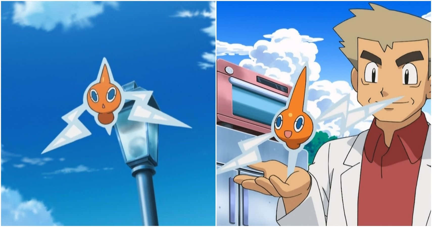 Rotom With Oak Background