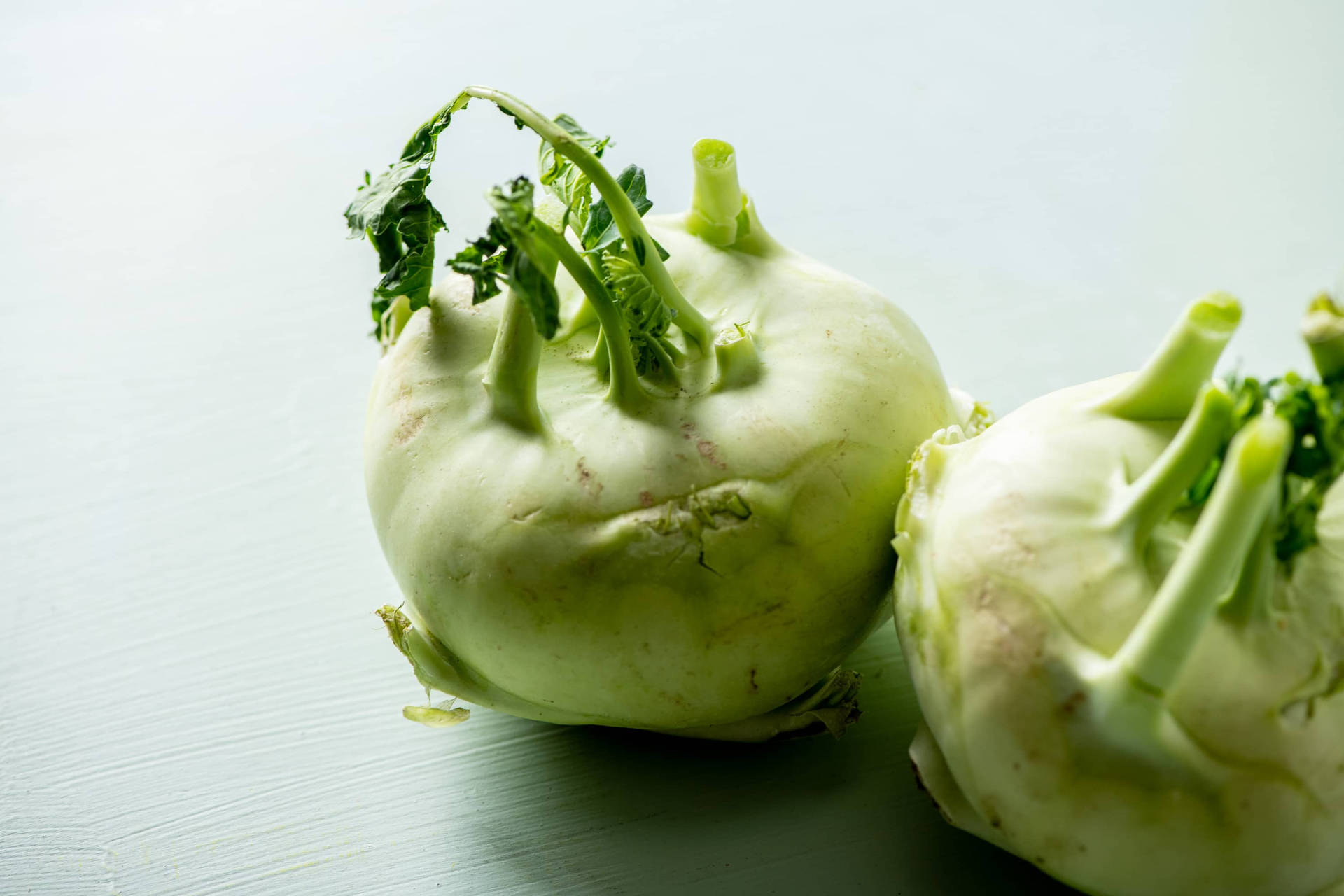 Rotten Kohlrabi Vegetables Background