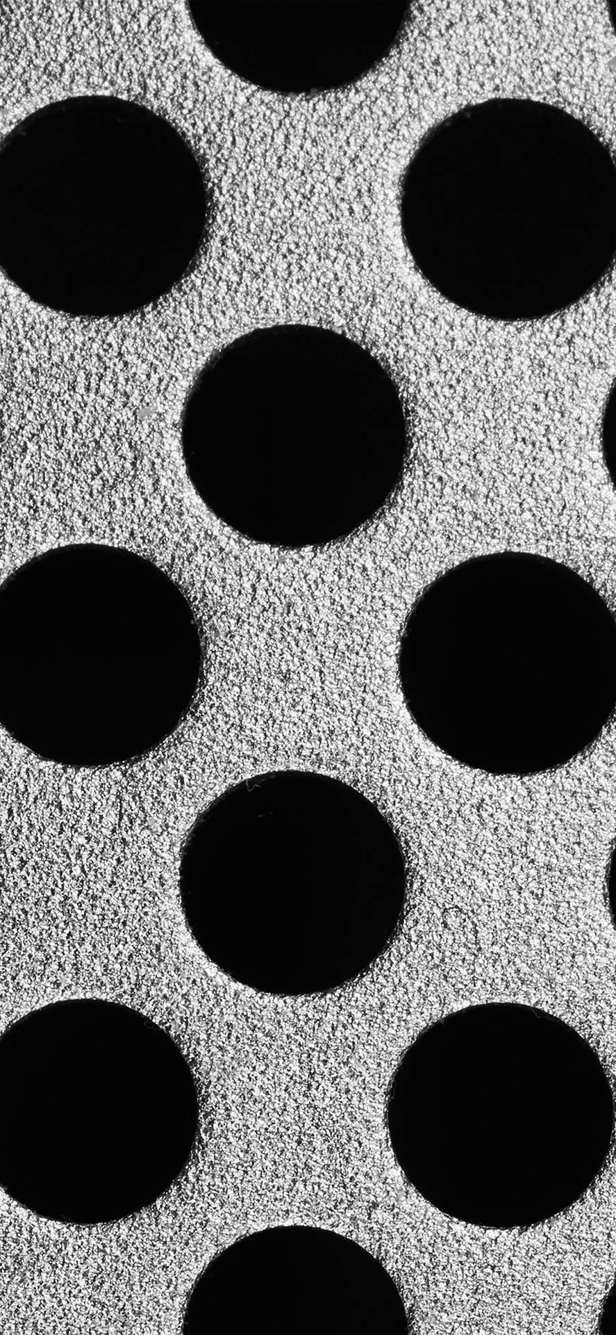 Rough Surface Black Dot Iphone Background