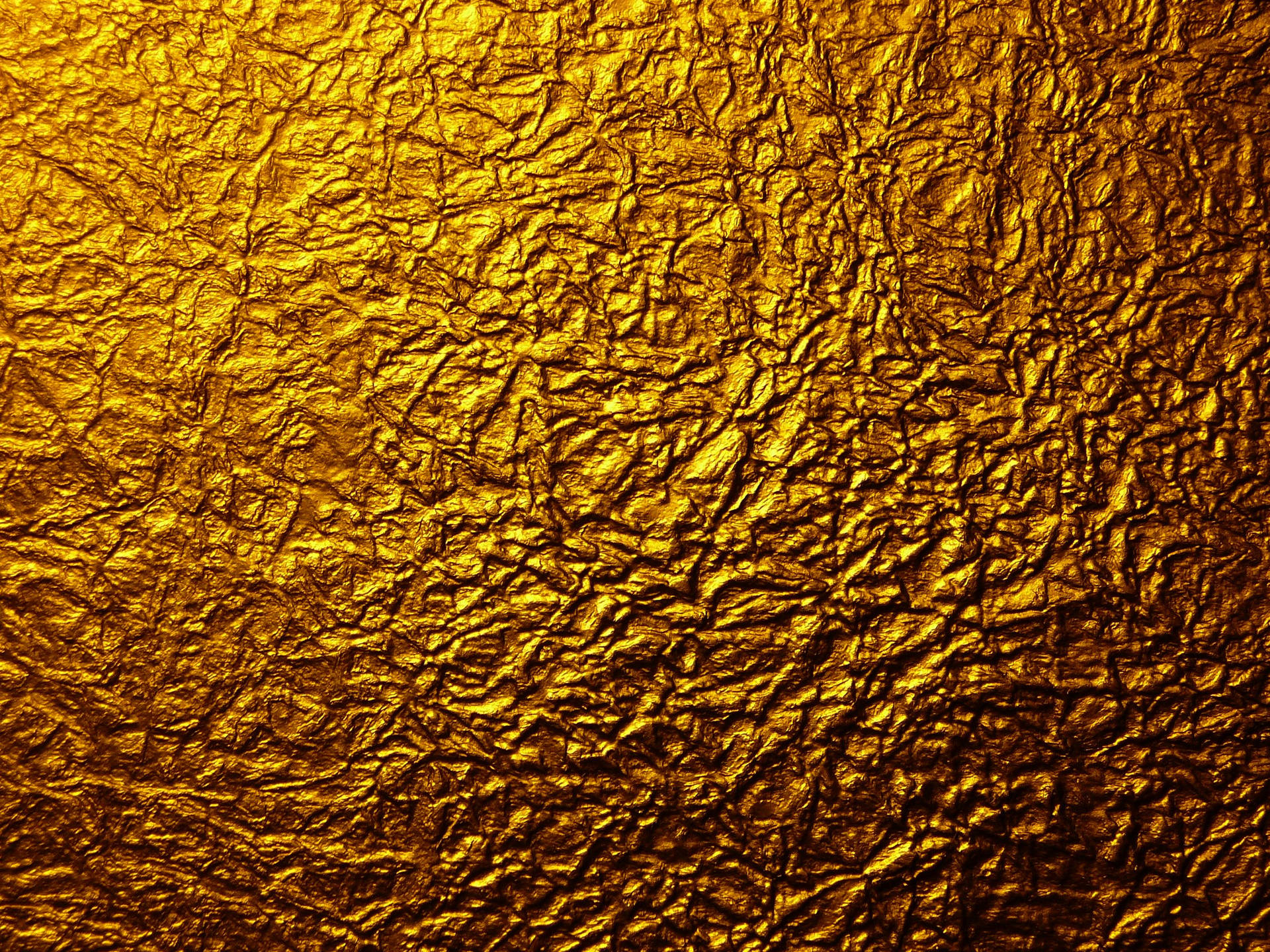 Rough Surface Gold Foil Background