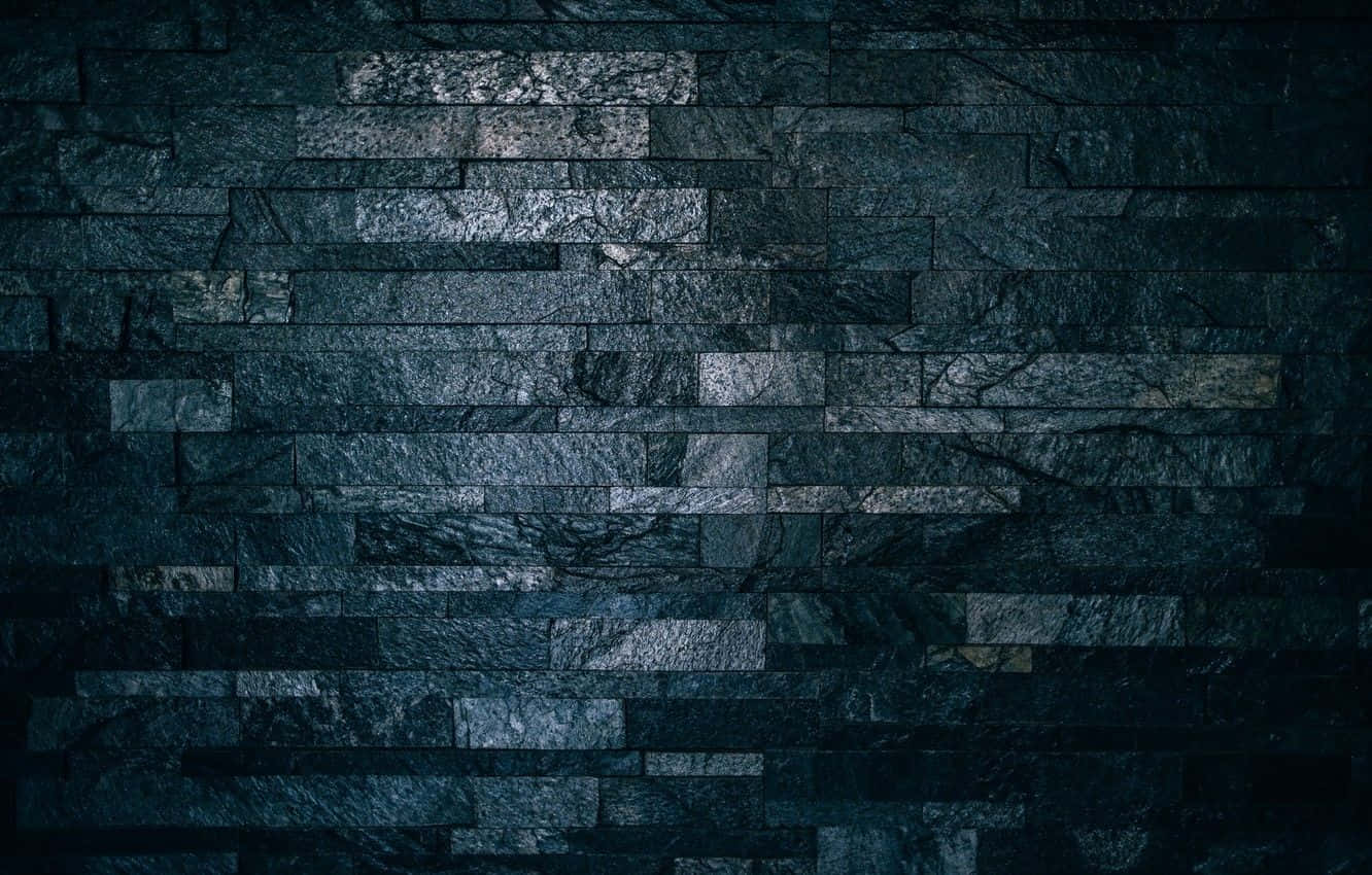 Rough Texture Black And Grey Bricks Background