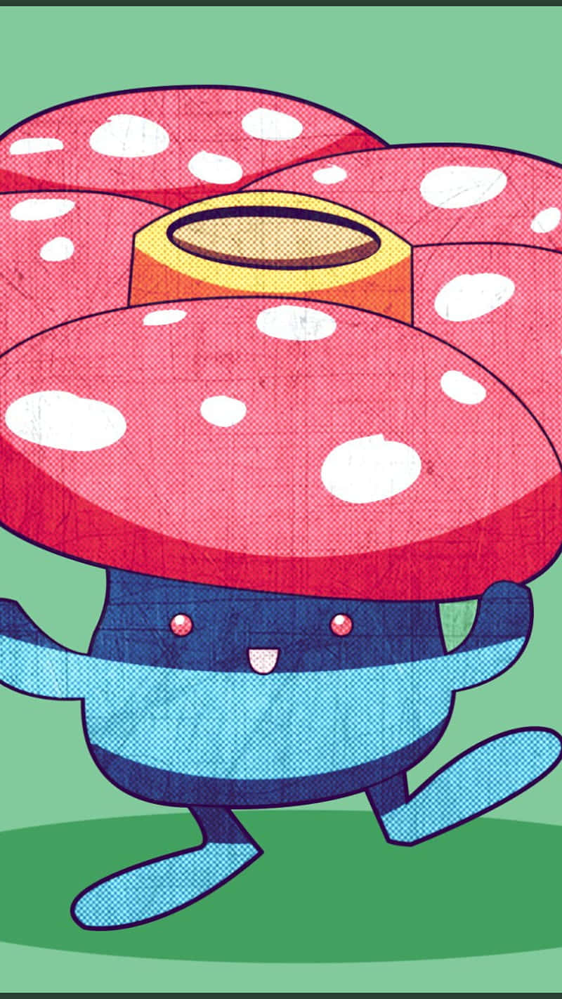 Rough-textured Photo Of Vileplume Background