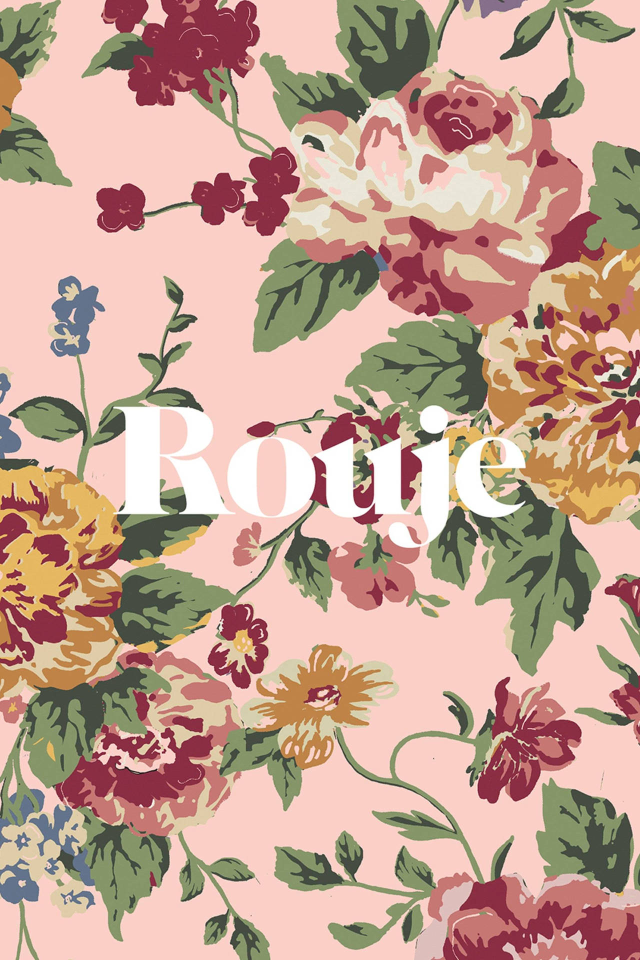 Rouje Phone Flowers Background Background