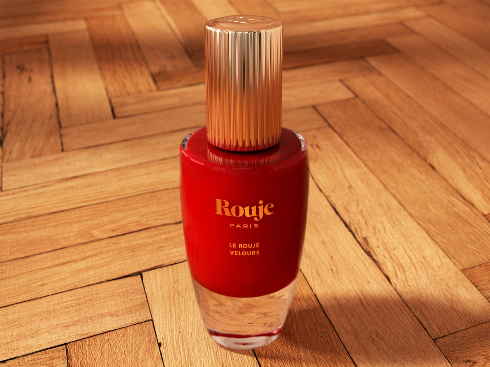 Rouje Red Perfurme Bottle Background