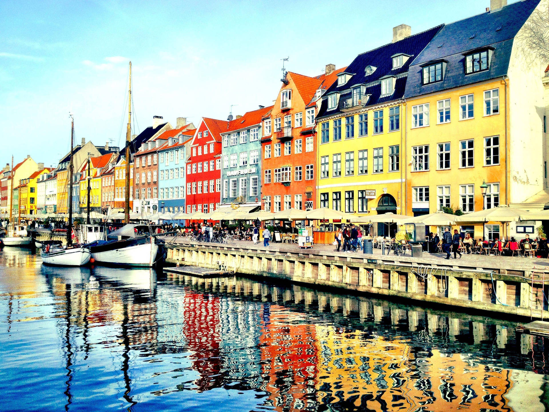 Row Houses Of Copenhagen