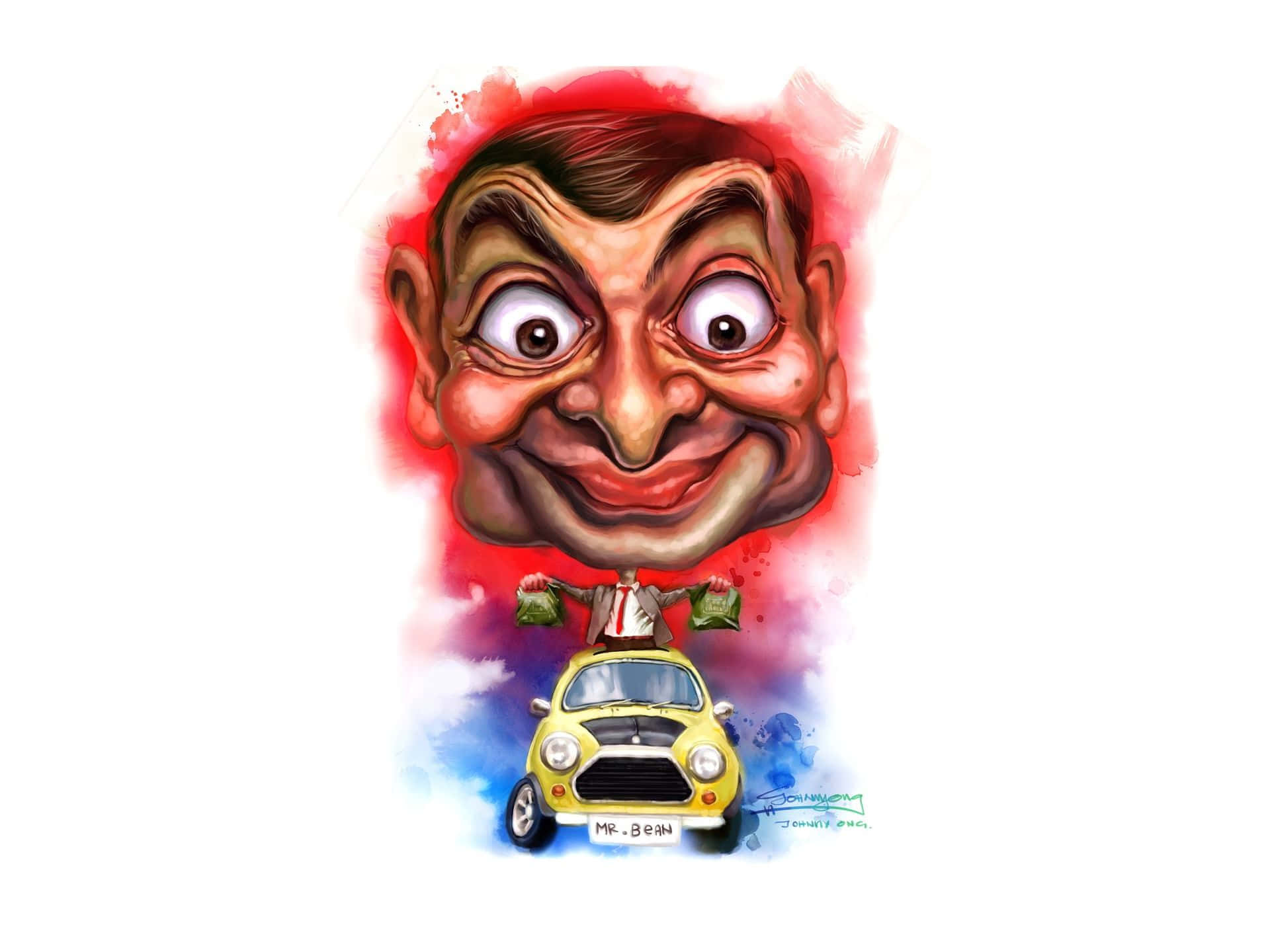 Rowan Atkinson Mr Bean In Car