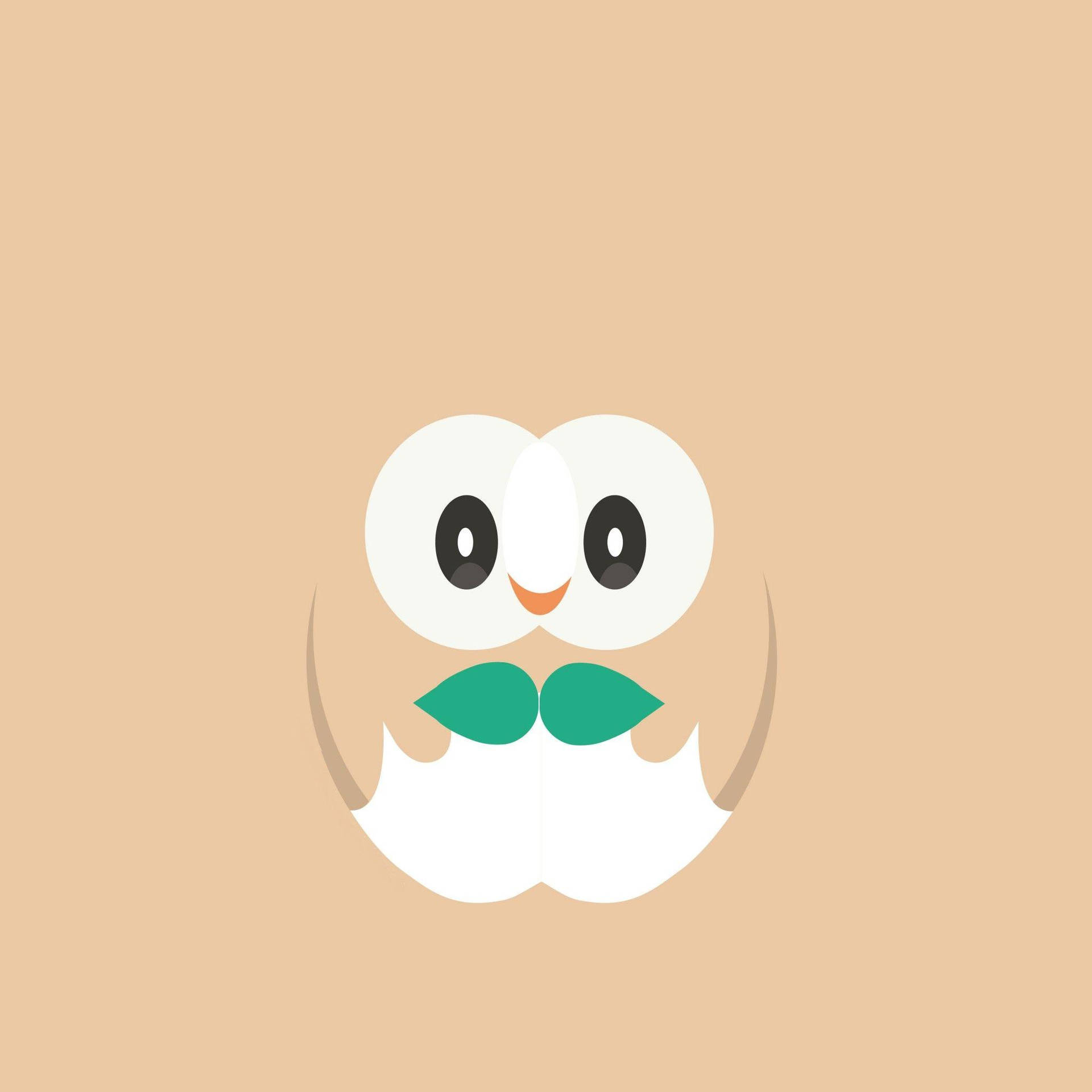 Rowlet Brown Background Background