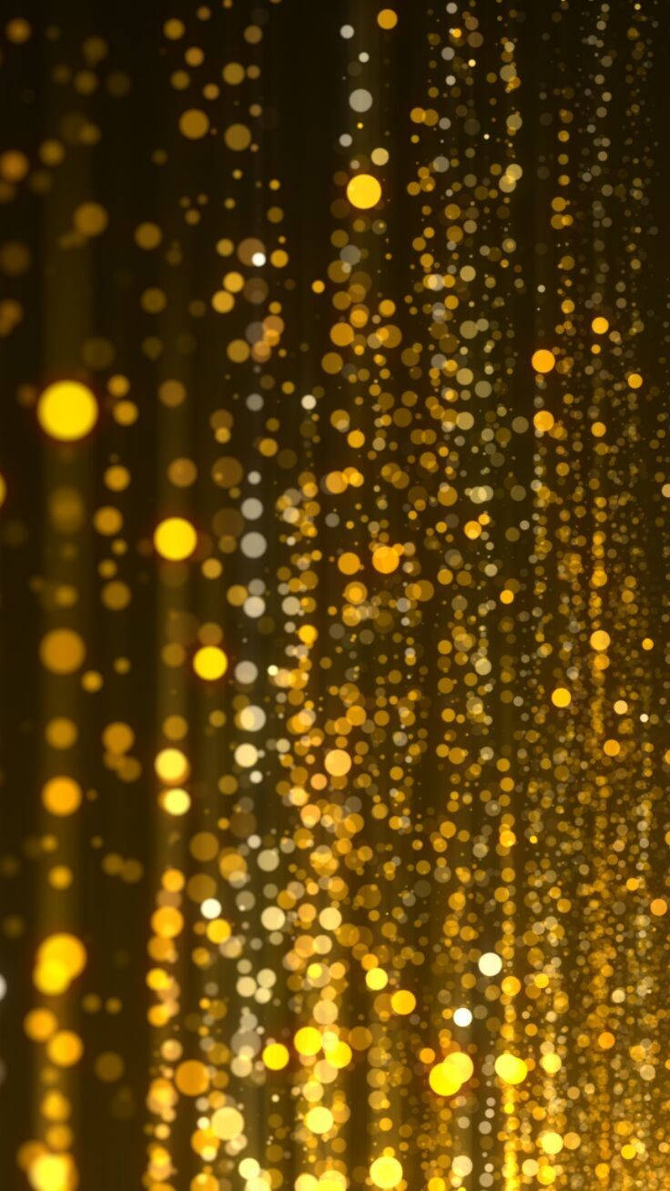 Rows Of Gold Glitter Sparkle Iphone Background