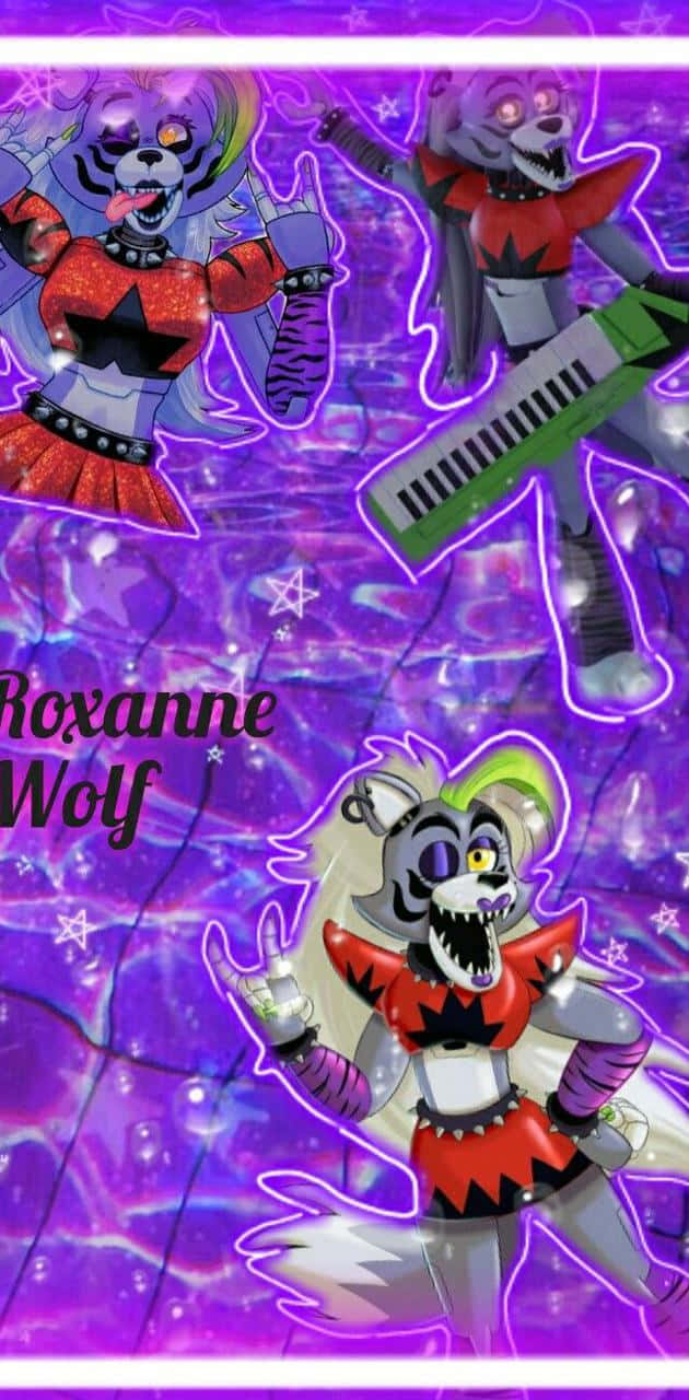 Roxanne Wolf Aesthetic Purple Background