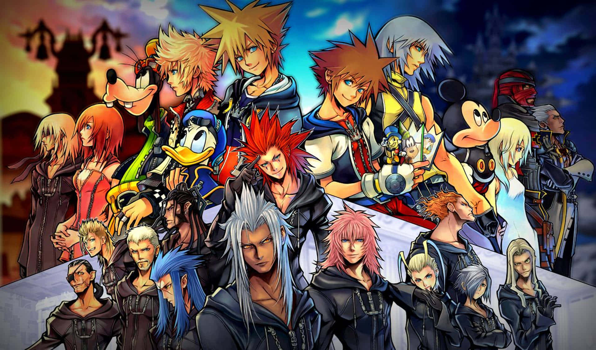 Roxas Battles For Kingdom Hearts Background