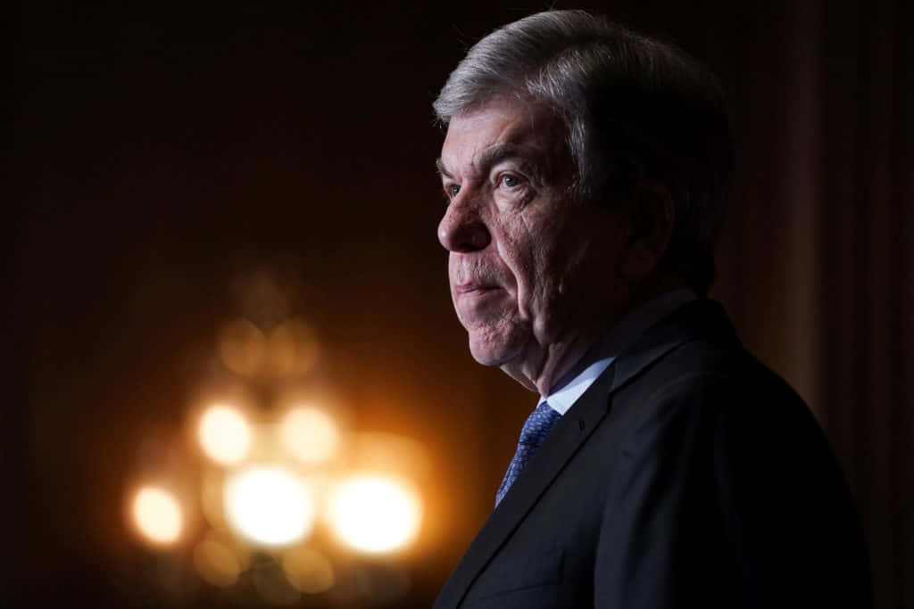 Roy Blunt In Blurred Lighting Background