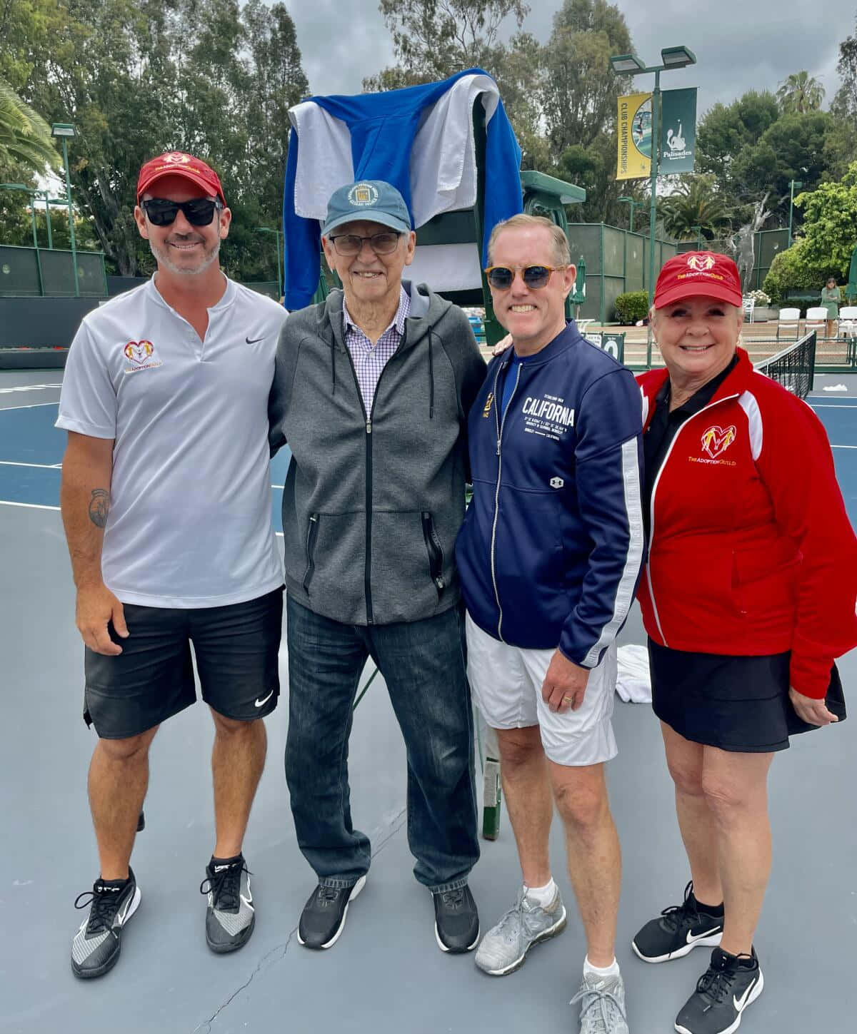 Roy Emersonwith Tennis Players Background