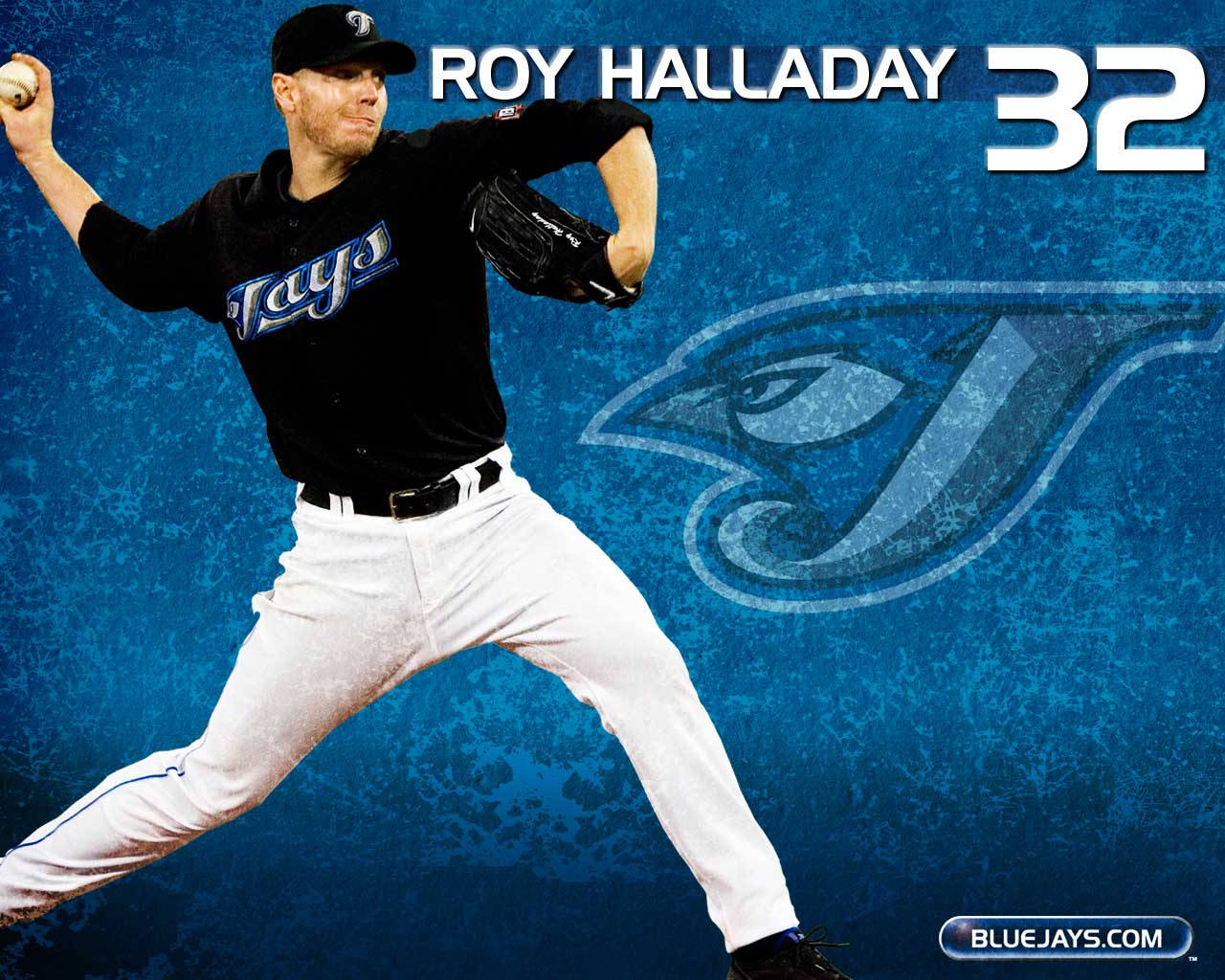 Roy Halladay Blue Jays Graphic Background