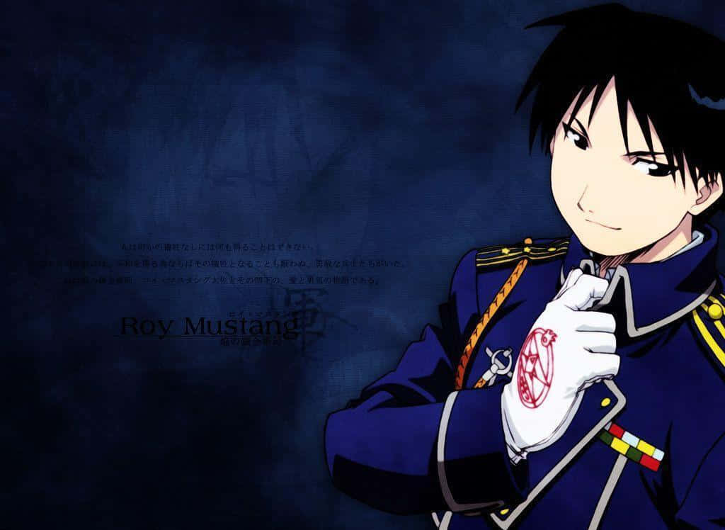 Roy Mustang, The Flame Alchemist In Action Background