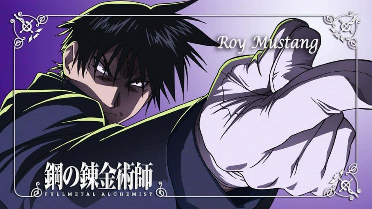 Roy Mustang, The Flame Alchemist, In Action Background