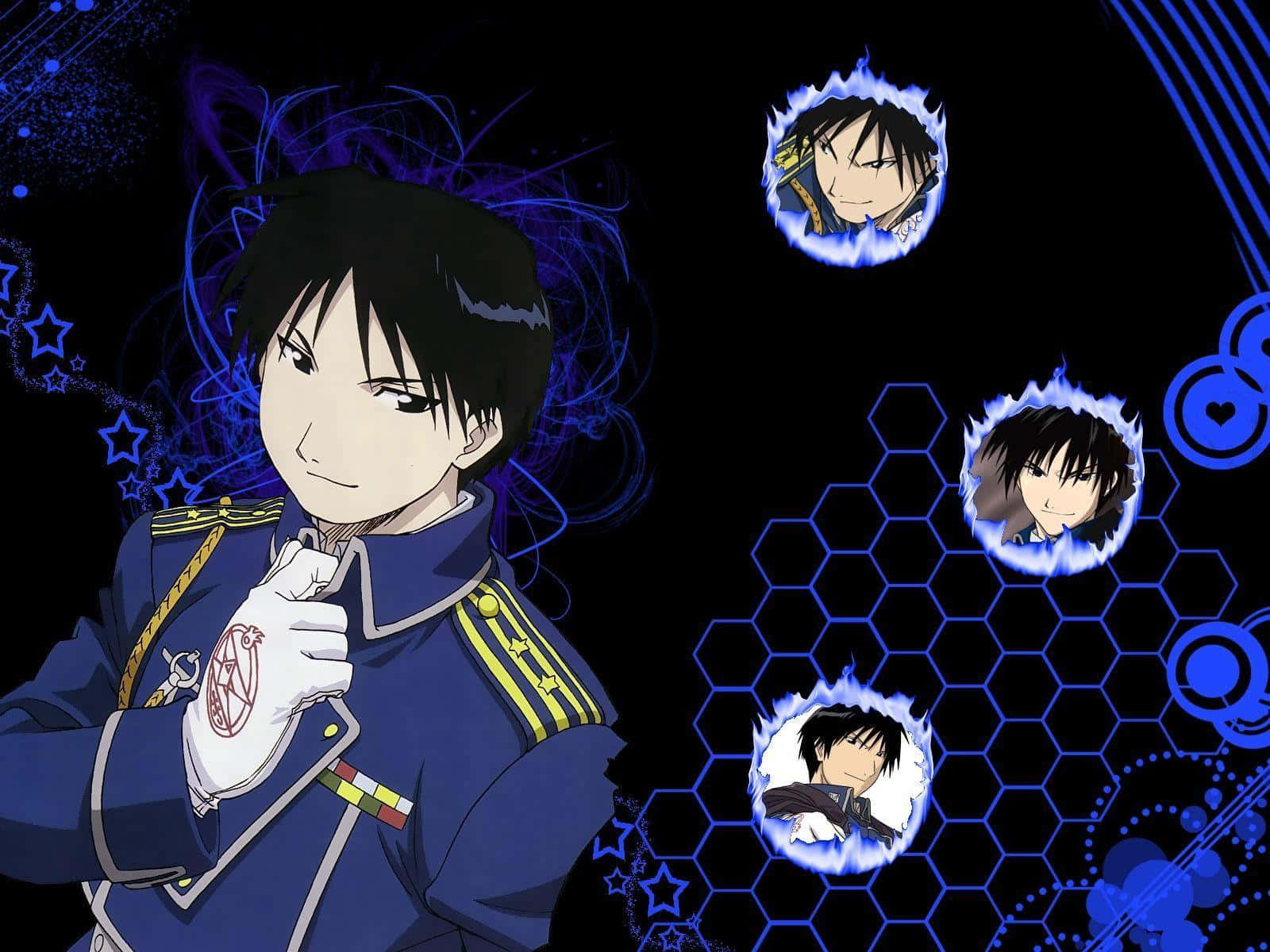 Roy Mustang, The Flame Alchemist, In Action Background