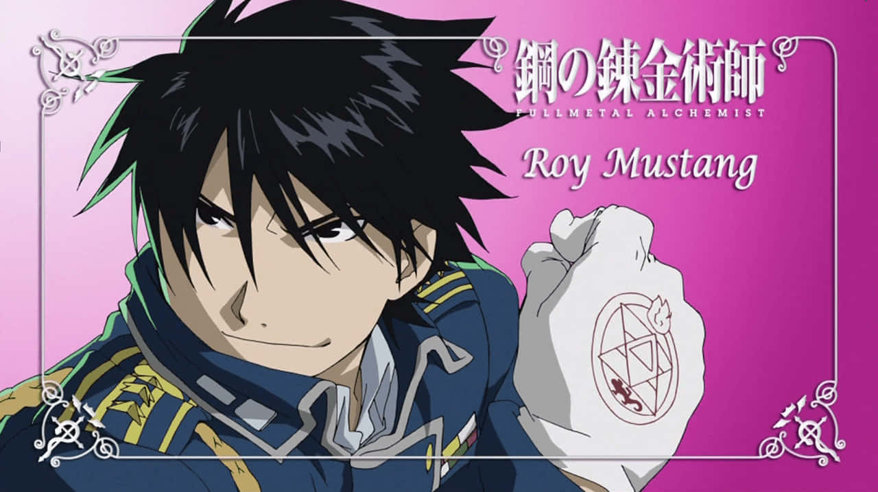 Roy Mustang, The Flame Alchemist, Striking An Intimidating Pose Background