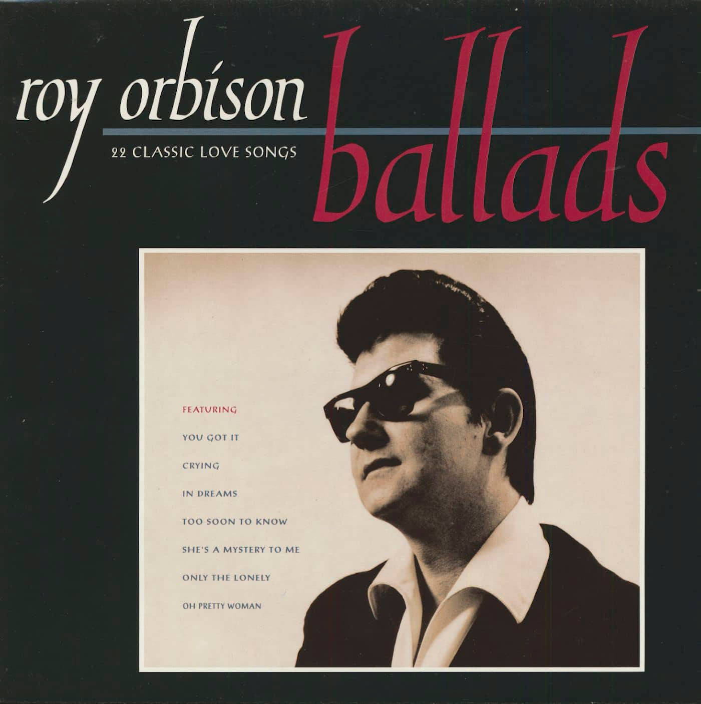 Roy Orbison Ballads Album Cover Background