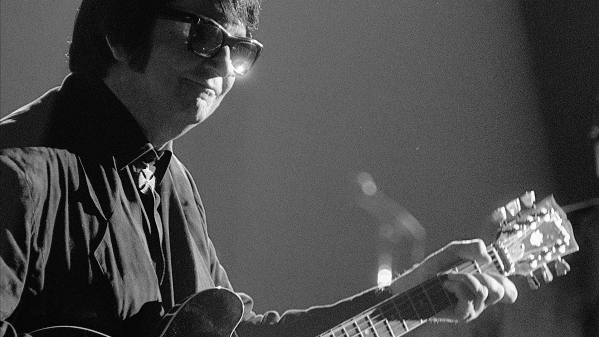 Roy Orbison Black And White Live Performance Background