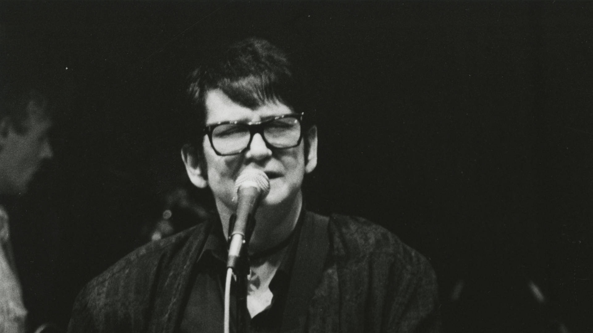 Roy Orbison Black And White Singing Background