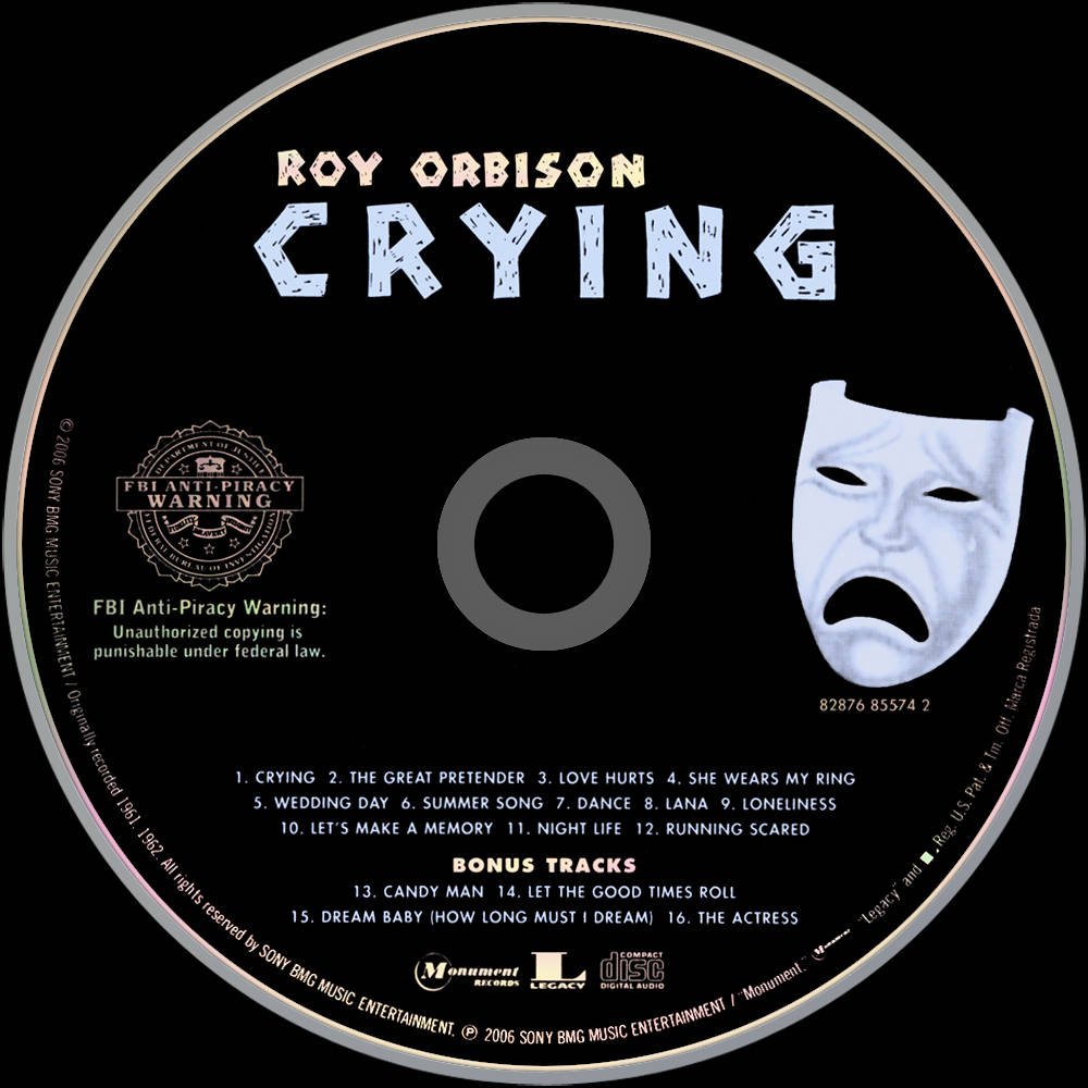 Roy Orbison Crying Cd Background