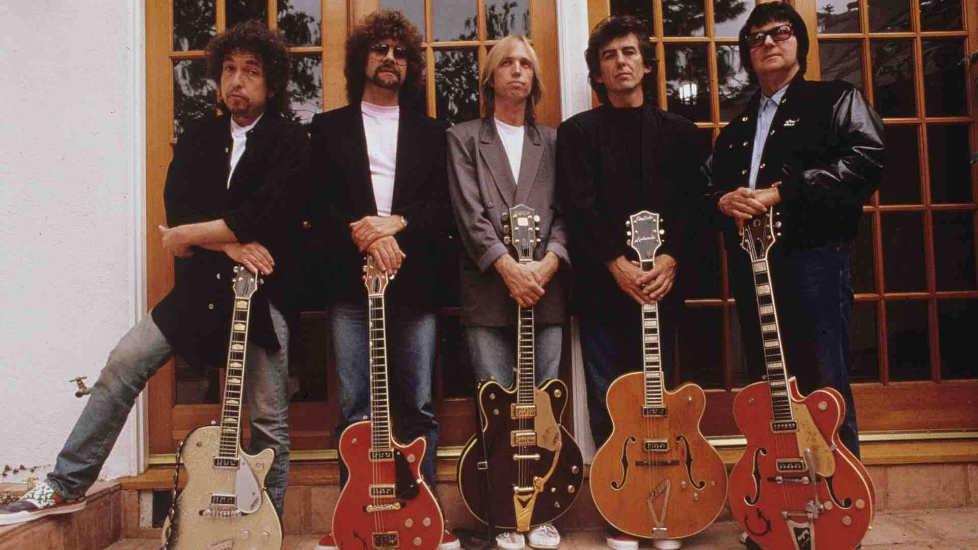 Roy Orbison In The Traveling Wilburys Background