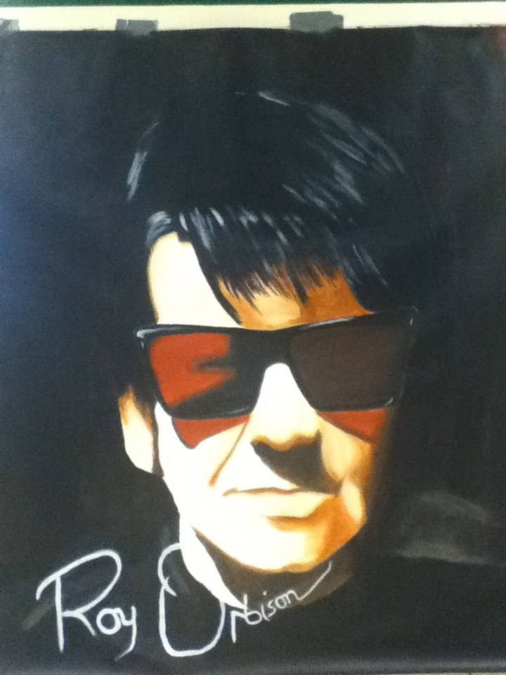 Roy Orbison Painting Background