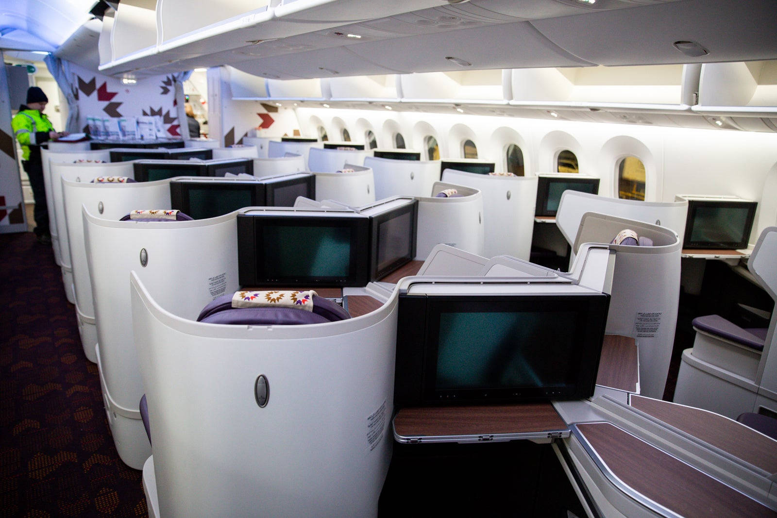 Royal Air Maroc First Class Seats Background