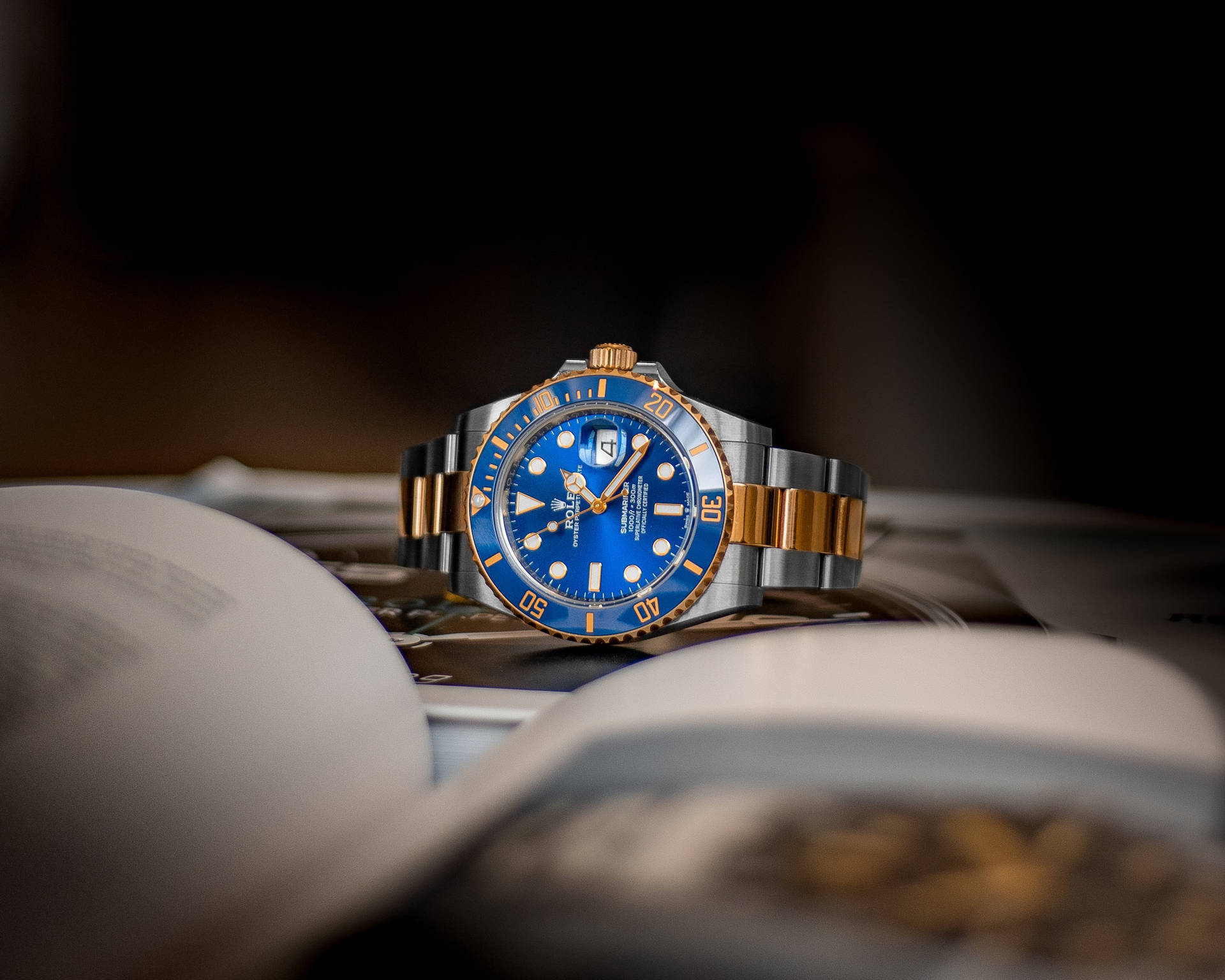 Royal Blue Rolex Background