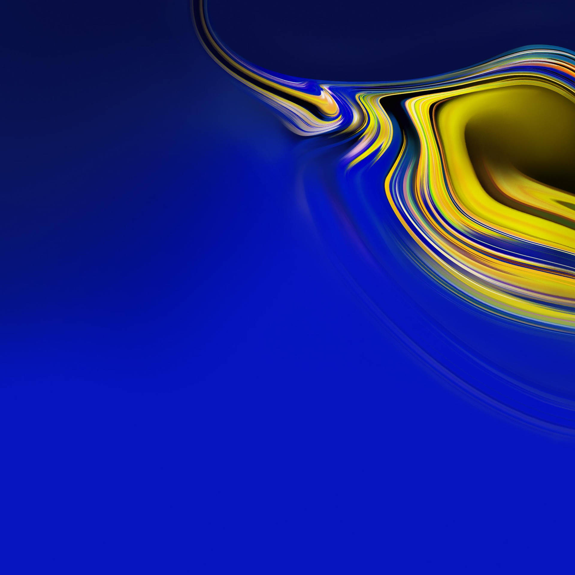 Royal Blue Yellow Samsung Galaxy Tablet Background