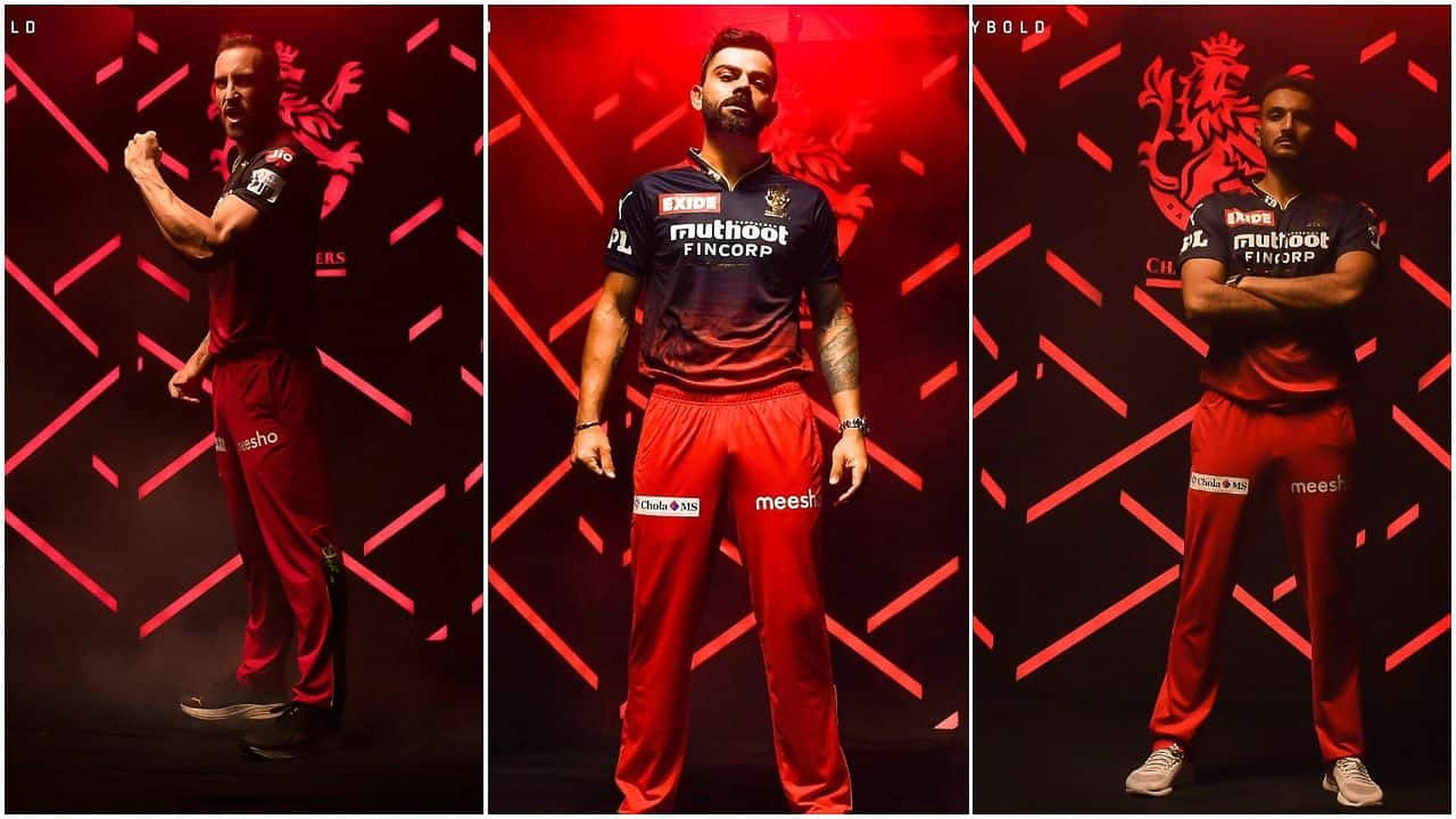 Royal Challengers Bangalore Collage Background