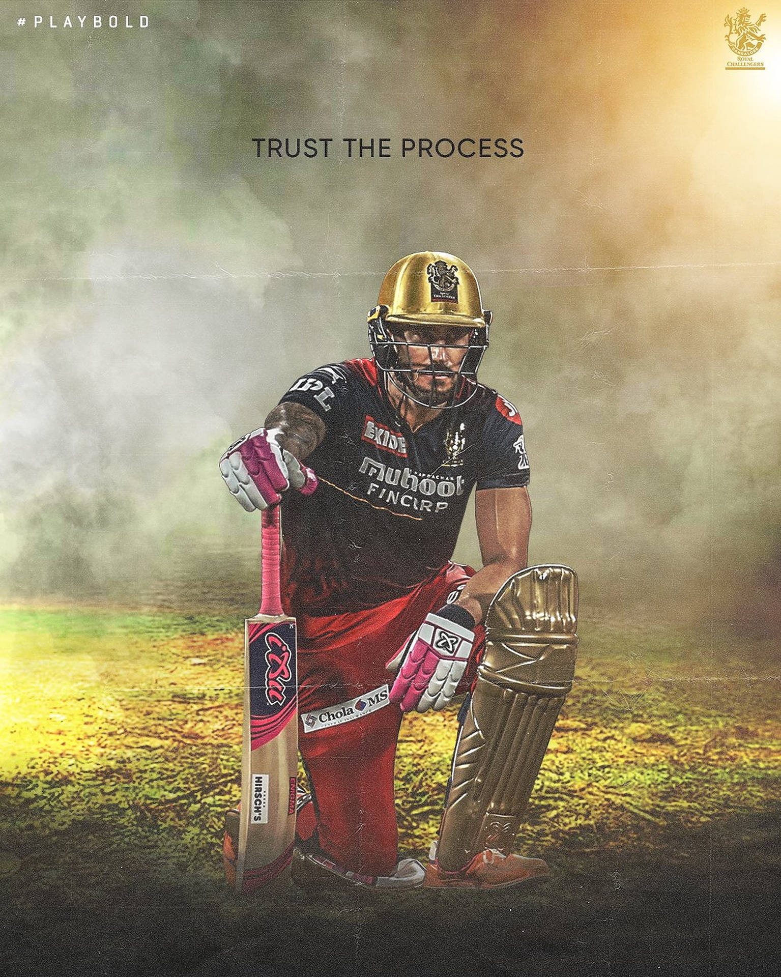 Royal Challengers Bangalore Trust The Process Background