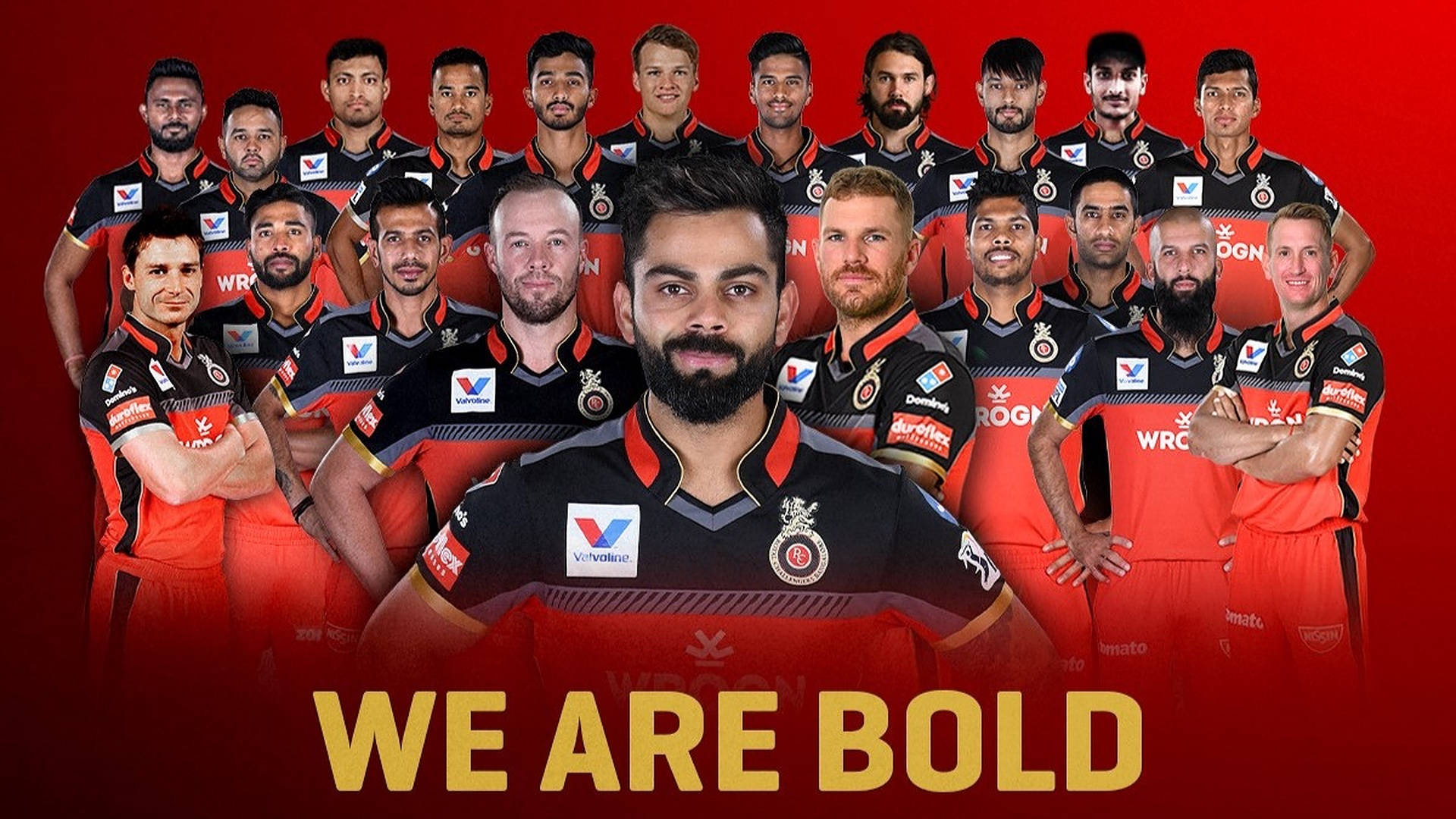 Royal Challengers Bangalore We Are Bold Background
