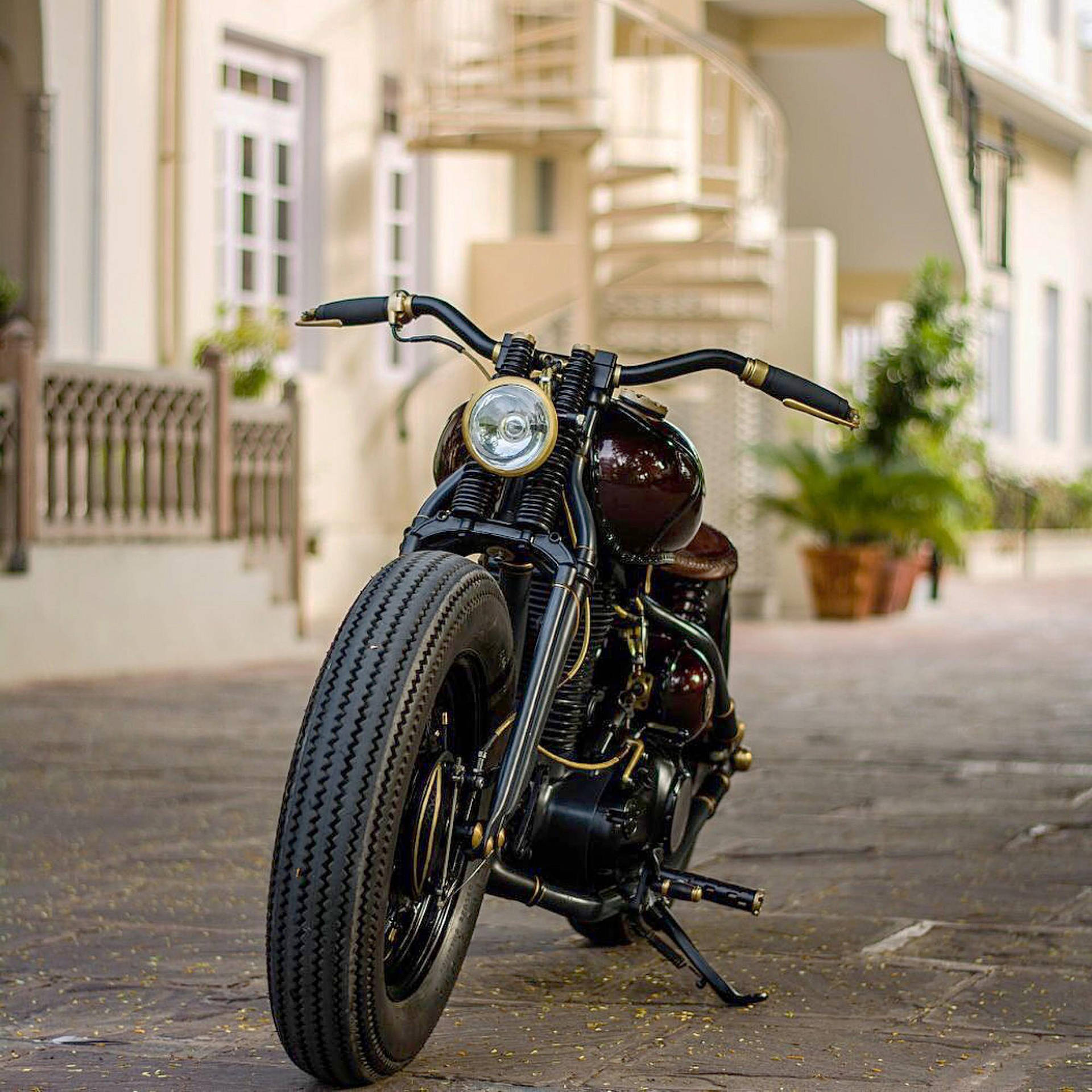 Royal Enfield Hd Front View Background