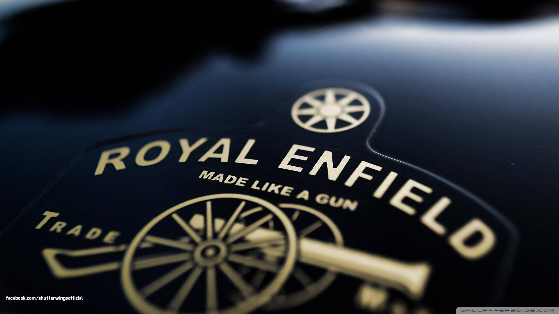 Royal Enfield Hd Logo And Slogan Background