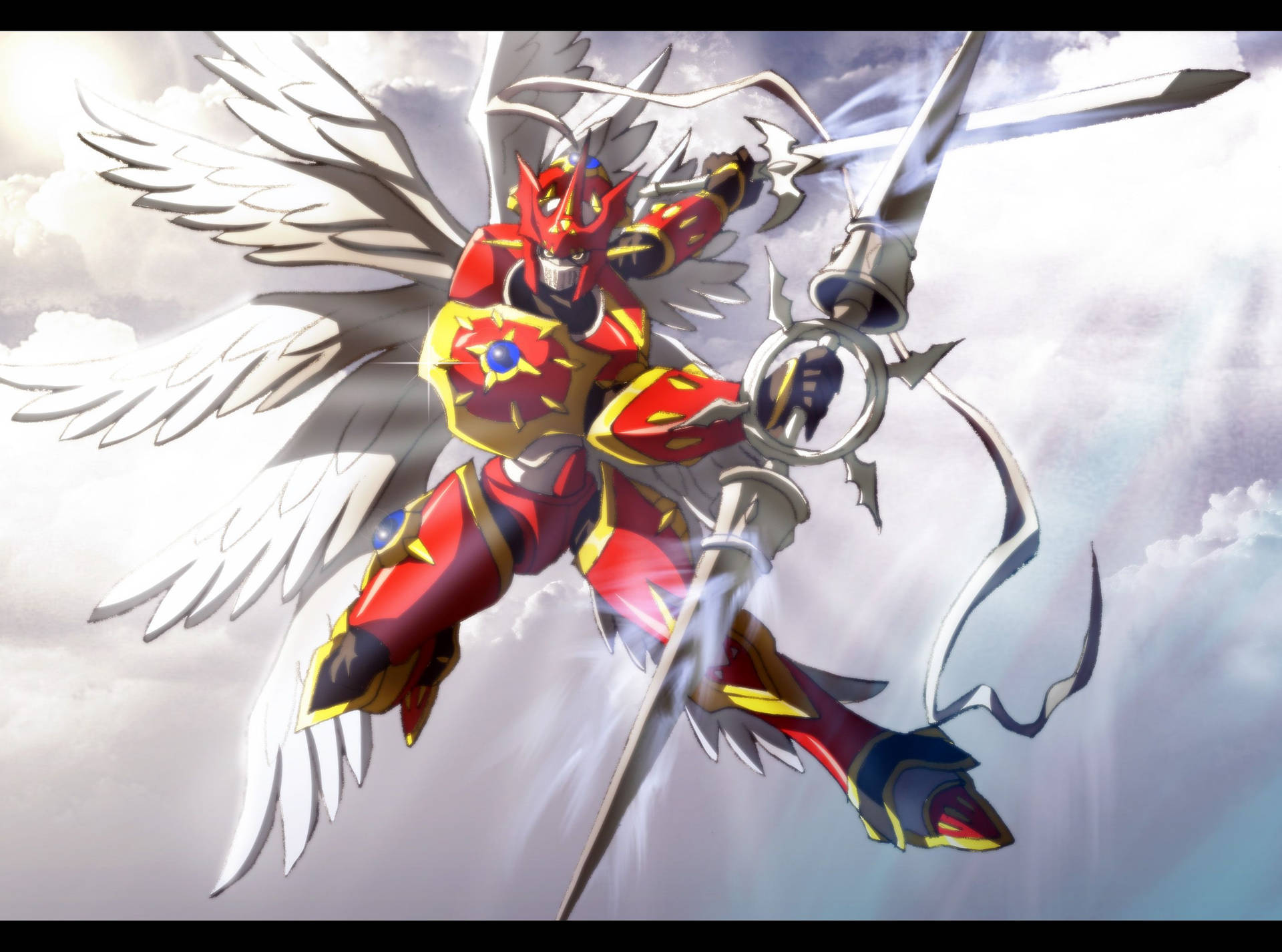 Royal Knight Gallantmon Of Digimon Background