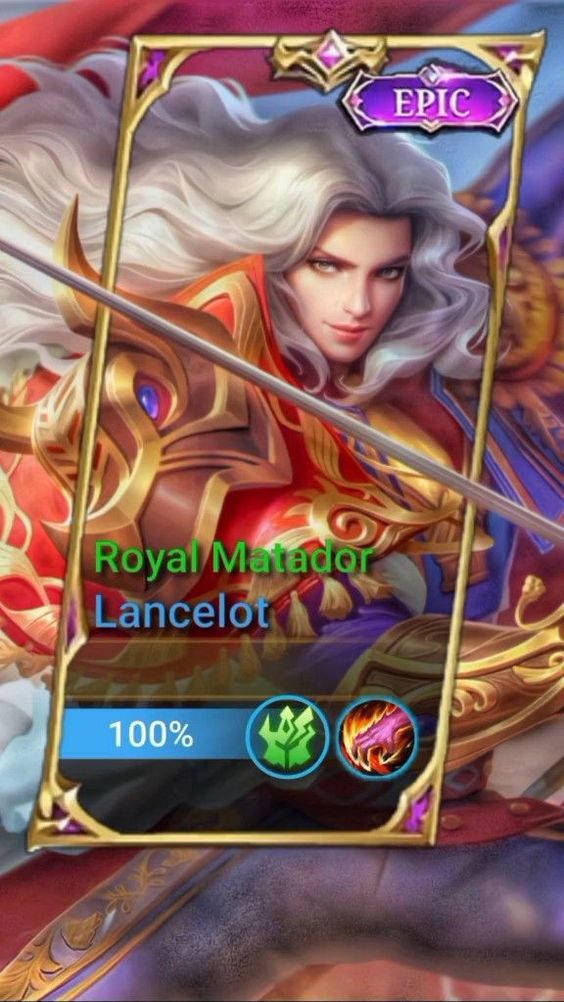 Royal Matador Lancelot Mobile Legend Battle Entry Background