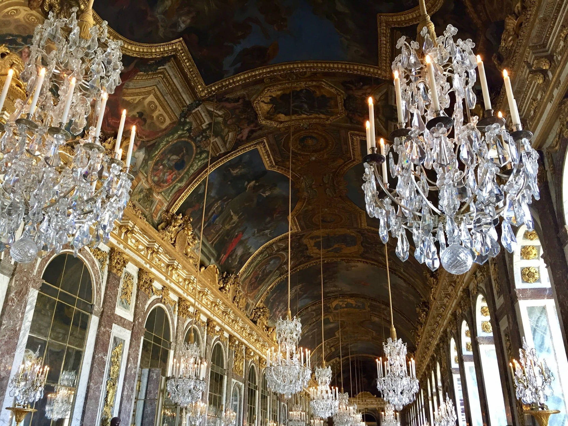 Royal Palace Of Versailles Background