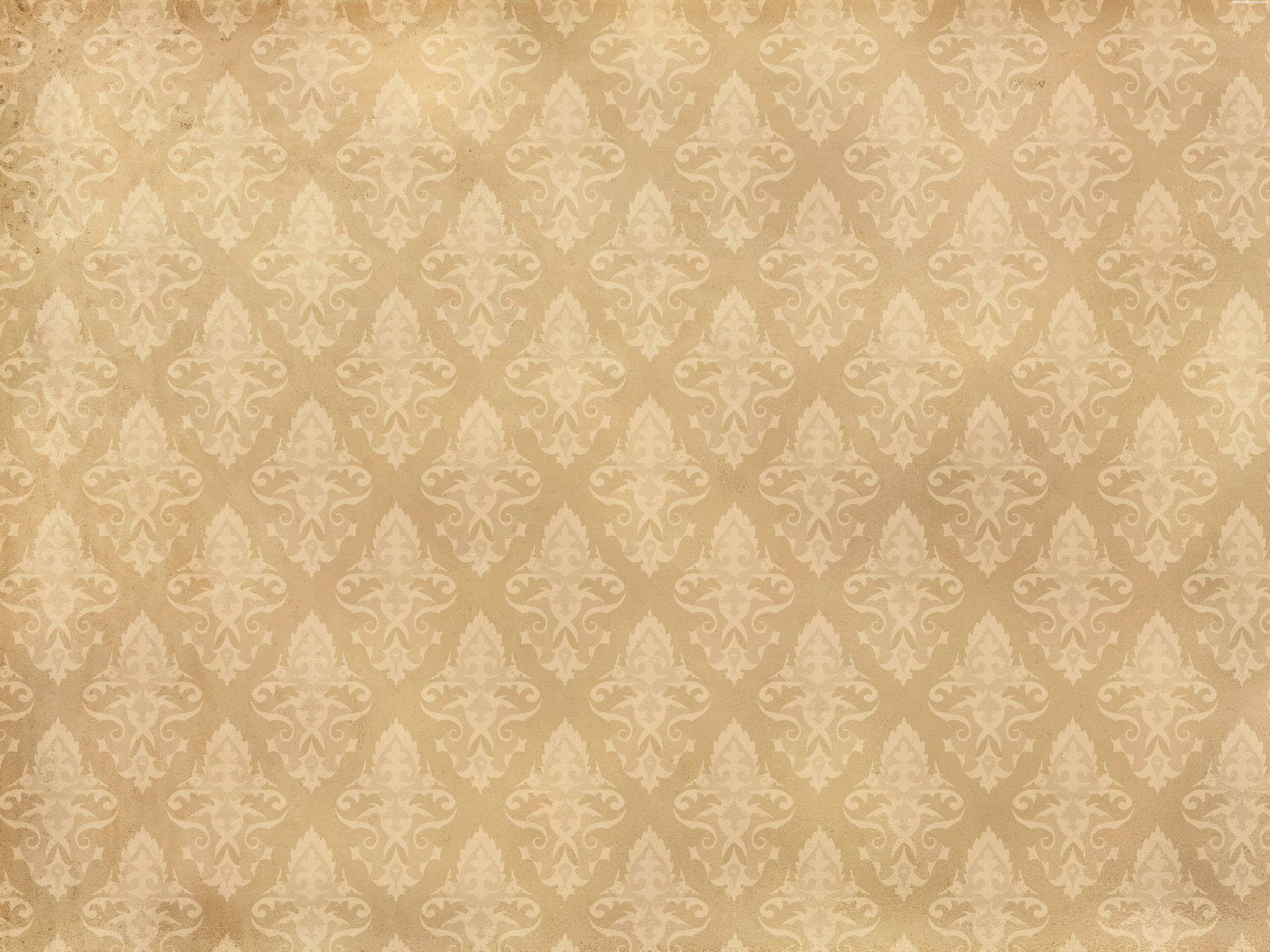 Royal Pattern In Brown Background