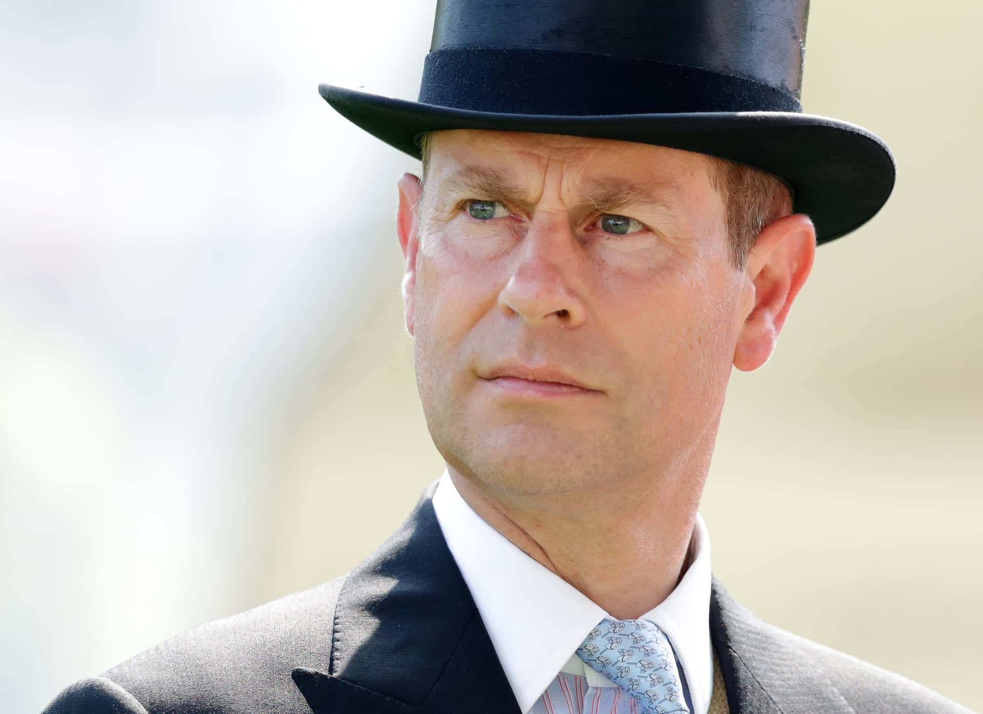 Royal Prince Edward In Black Background