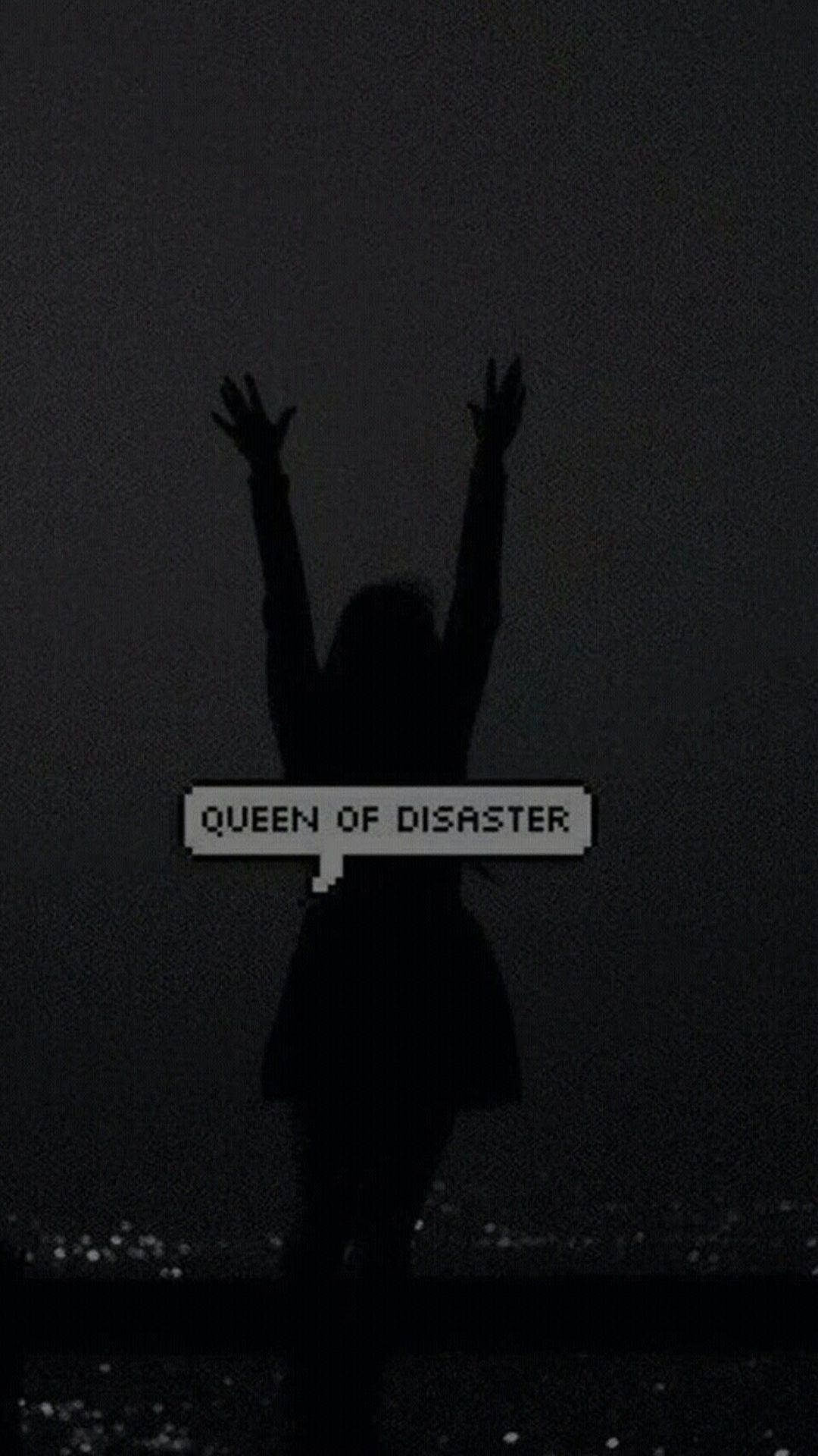 Royal Rebellion: Queen Of Disaster Portrait Background