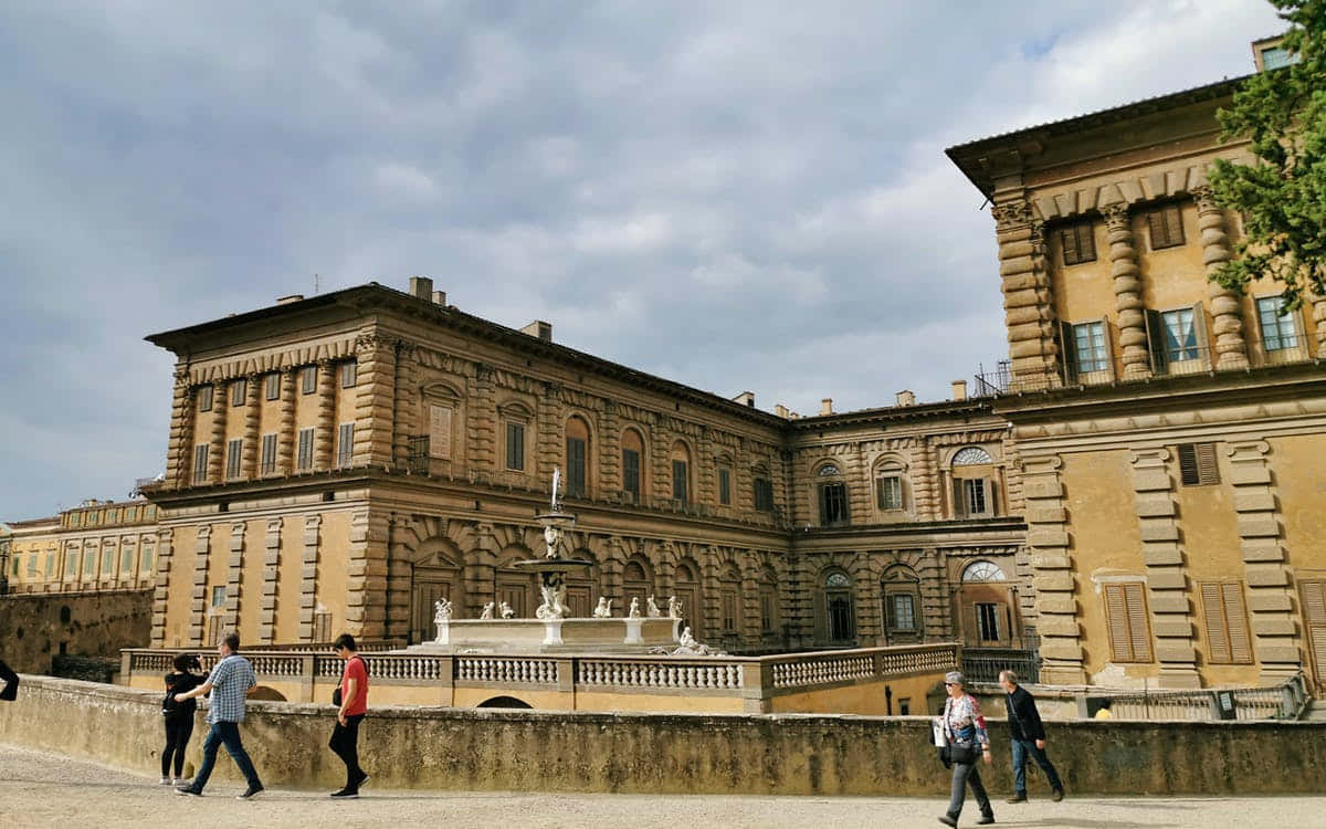 Royal Residence Museum At Palazzo Pitti Background