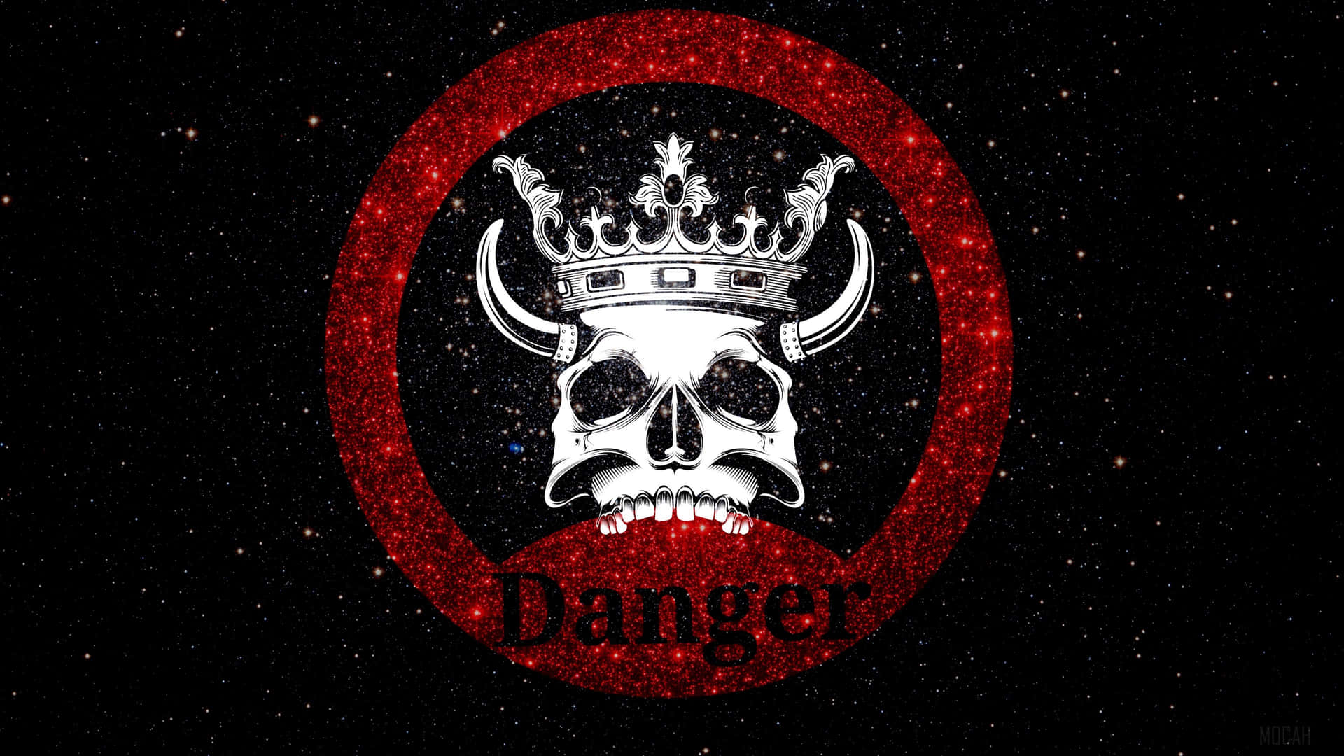Royal Skull Danger Sign