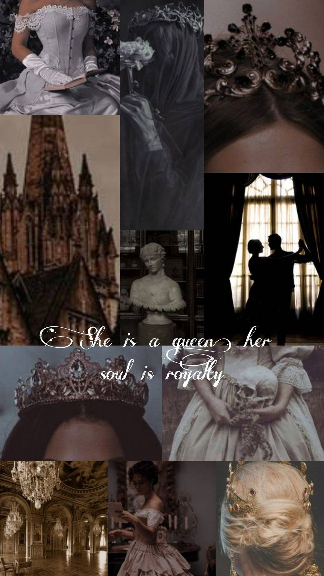 Royalcore Aesthetics Women Background