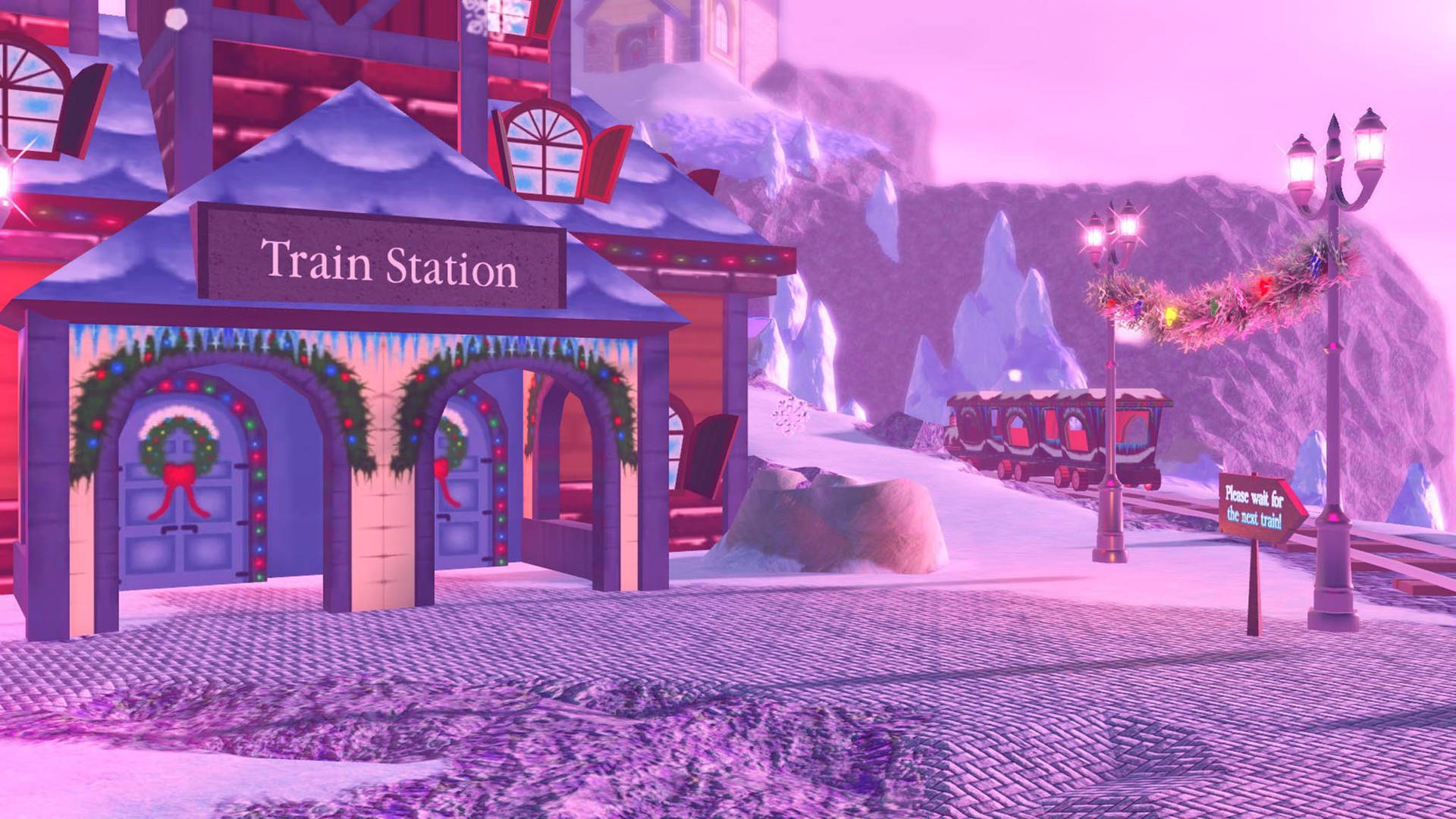 Royale High Train Station Background